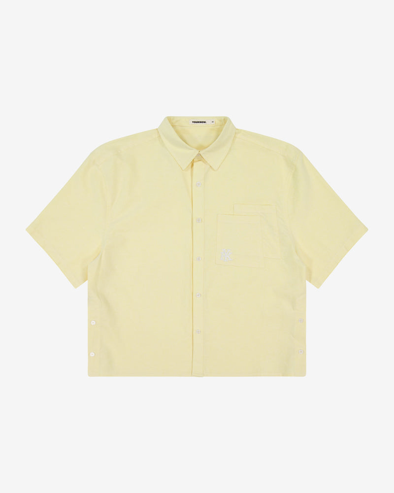 Double Pocket SS Shirt | Yellow
