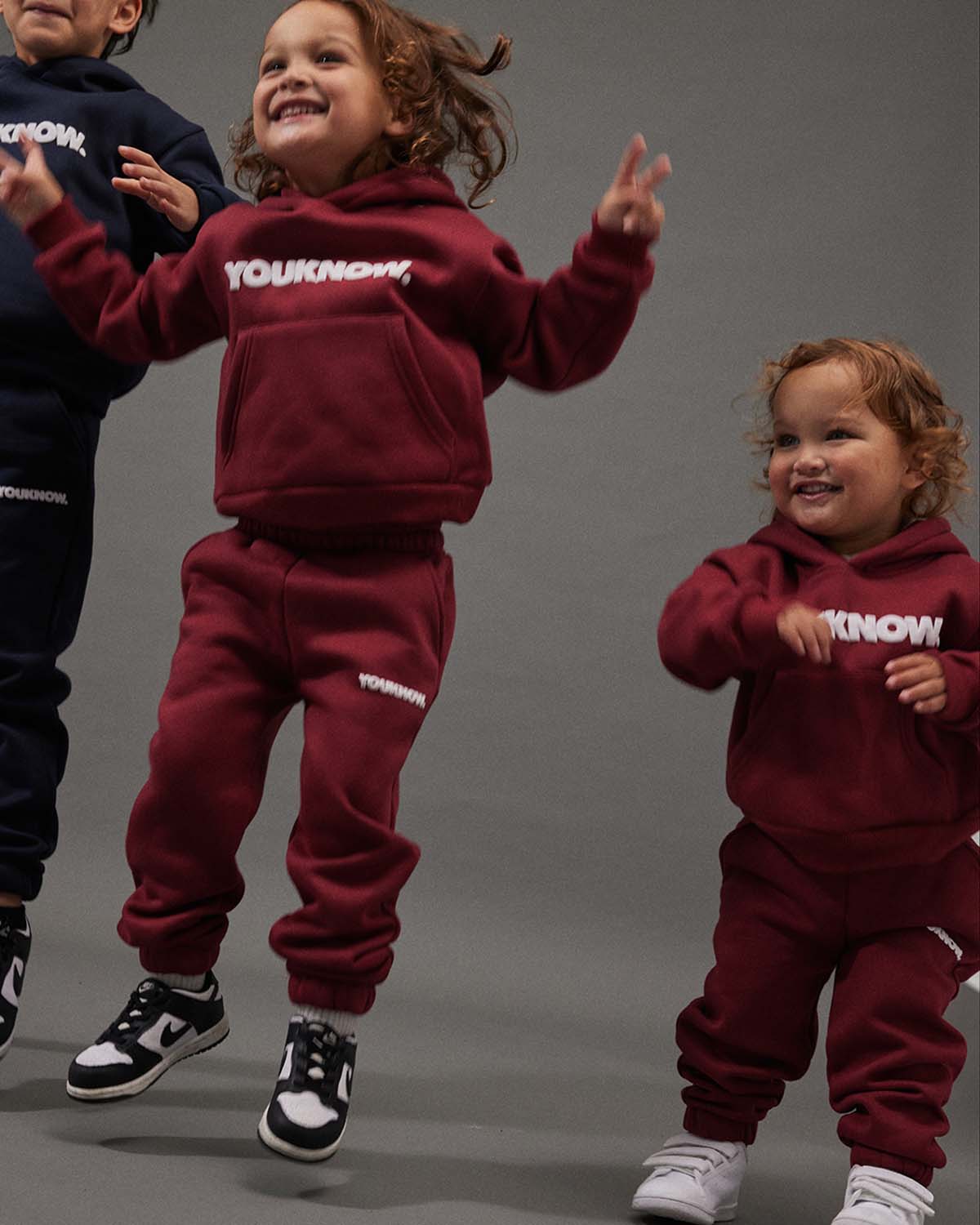 Kids Block Hoodie | Maroon