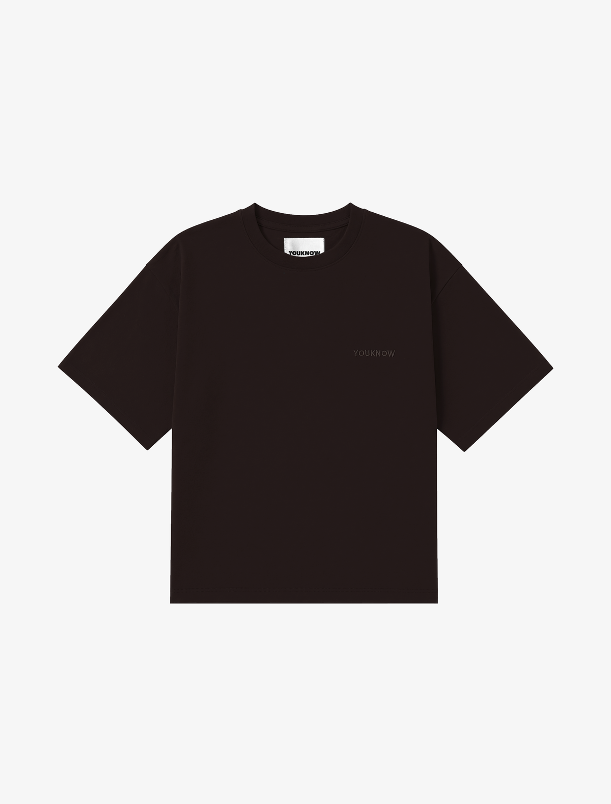 Core Essentials Box Tee | Brown