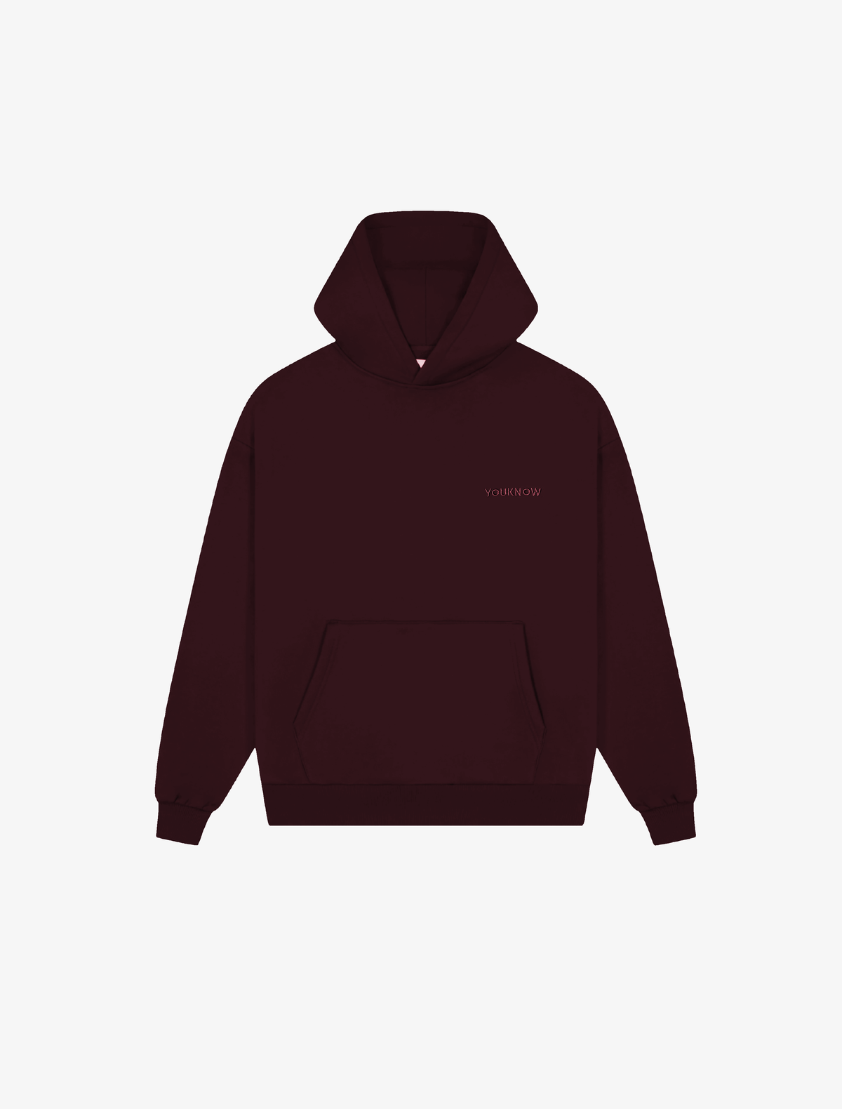 Core Essentials Relaxed Hoodie | Burgundy