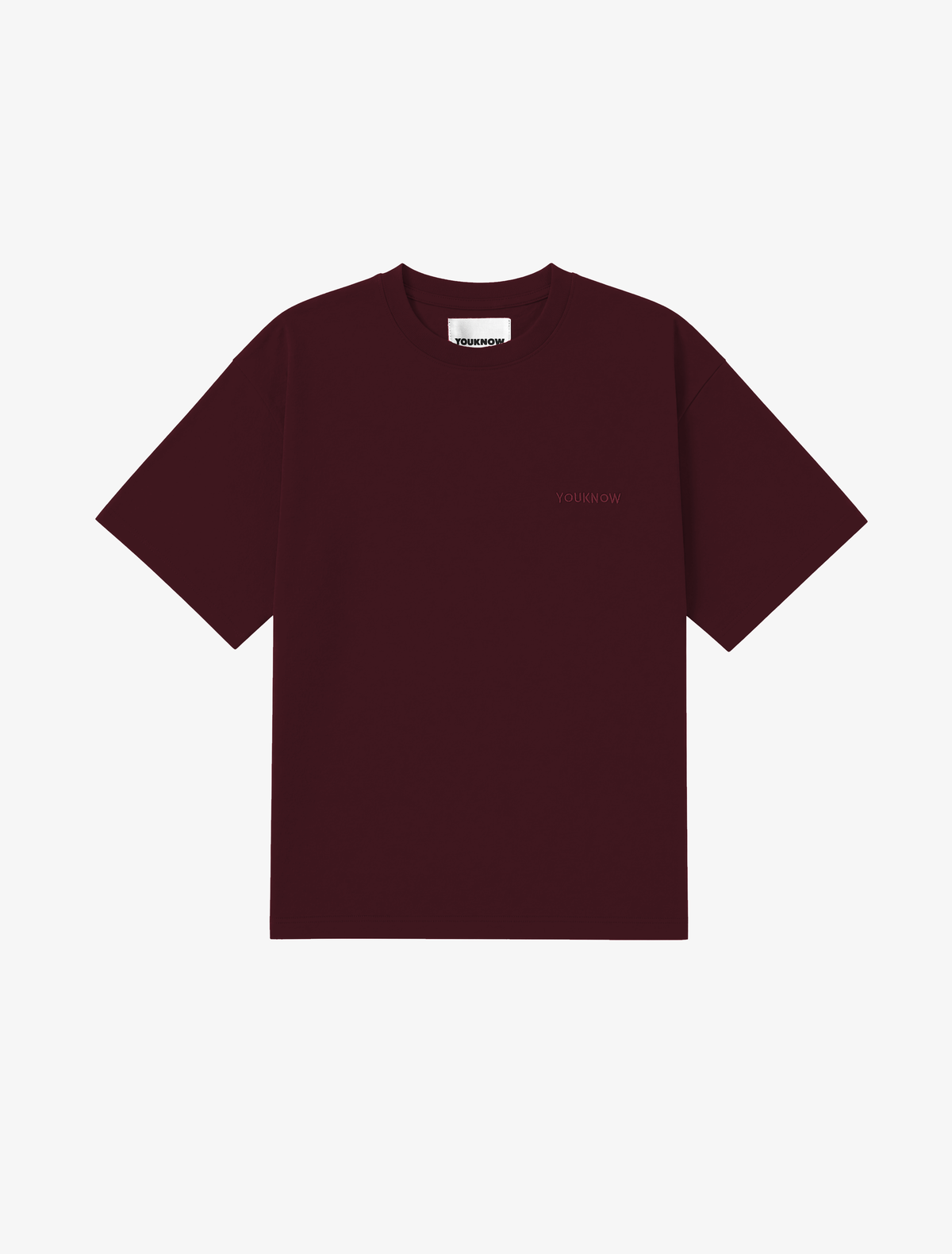 Core Essentials Relaxed Tee | Burgundy