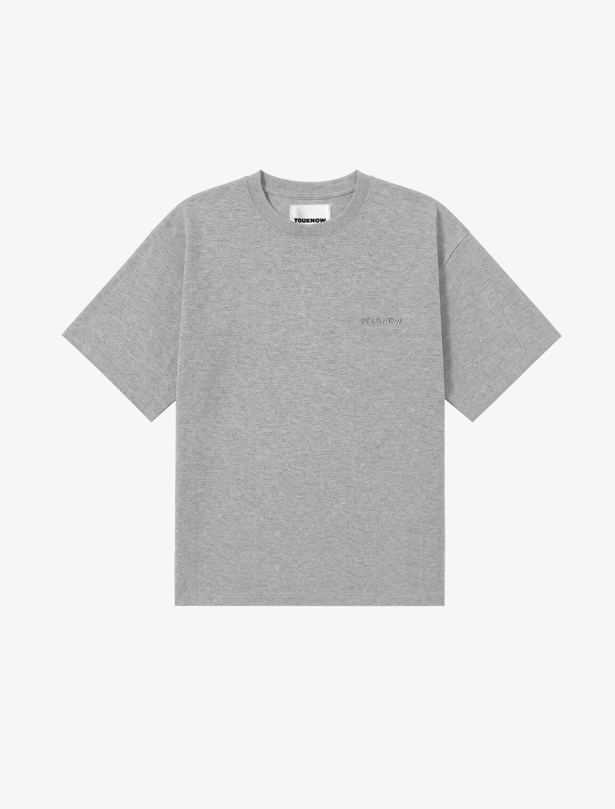 Core Essentials Relaxed Tee | Heather Grey