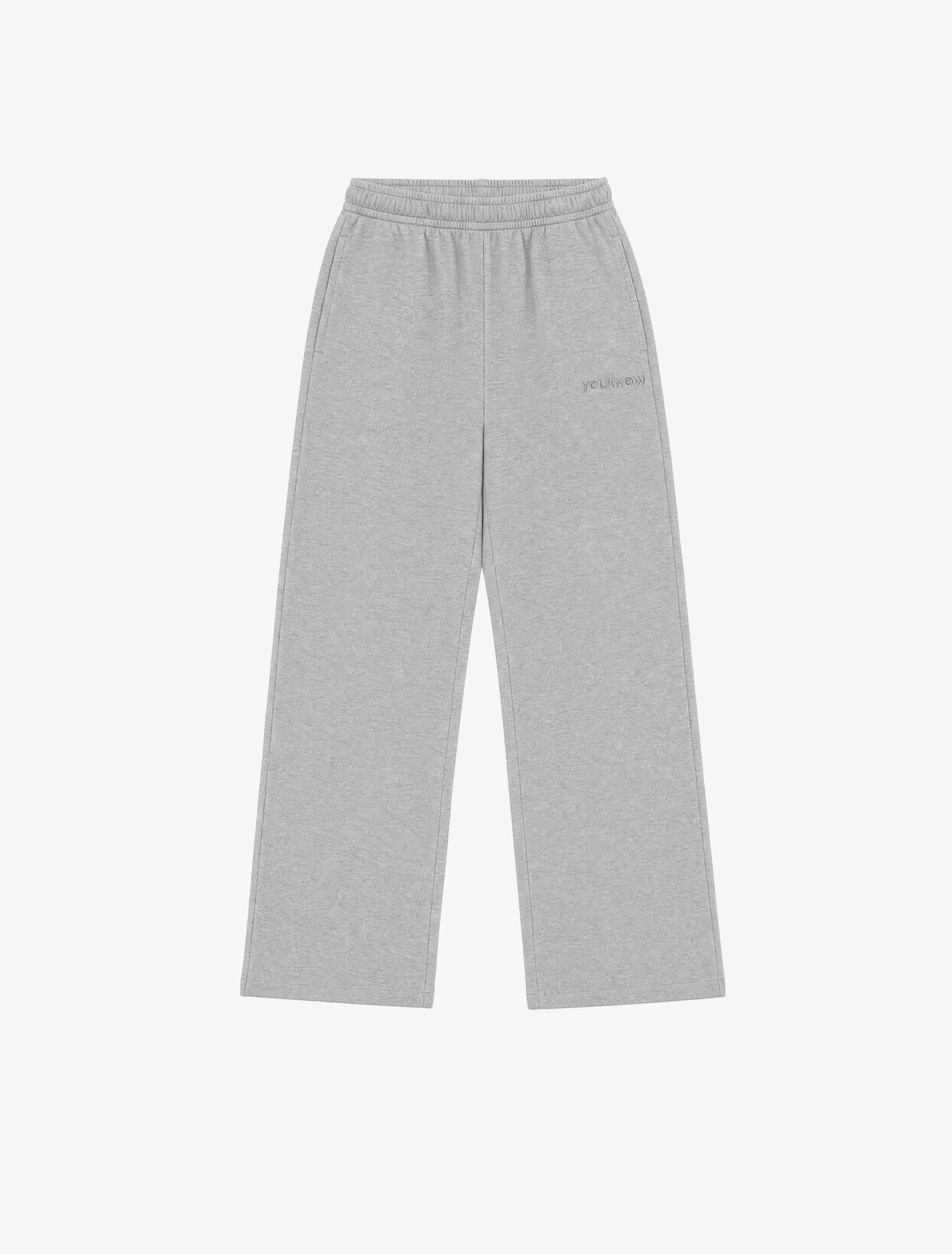 Core Essentials Wide Leg Pants | Heather Grey