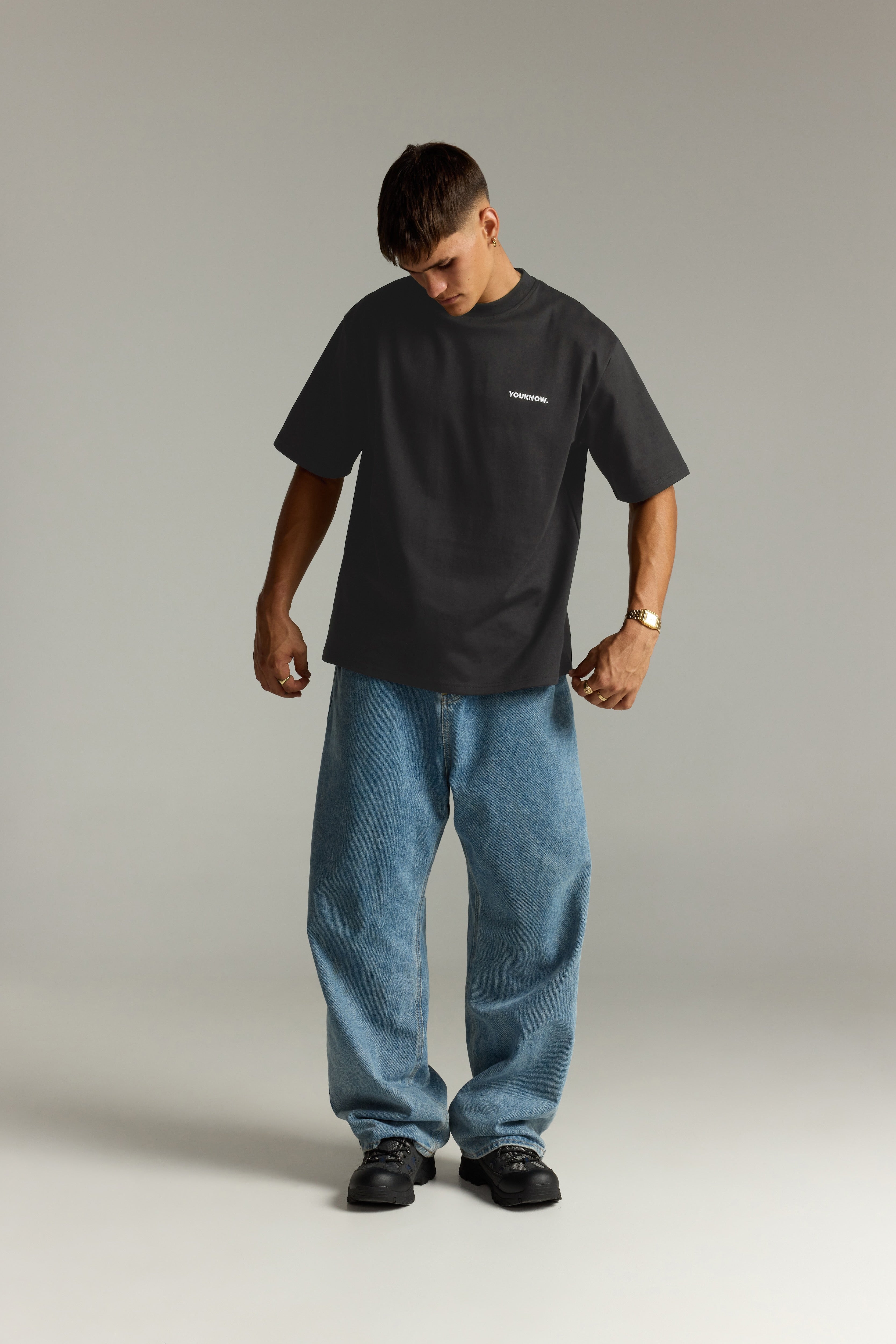 Core Standard Heavyweight Tee | Charcoal