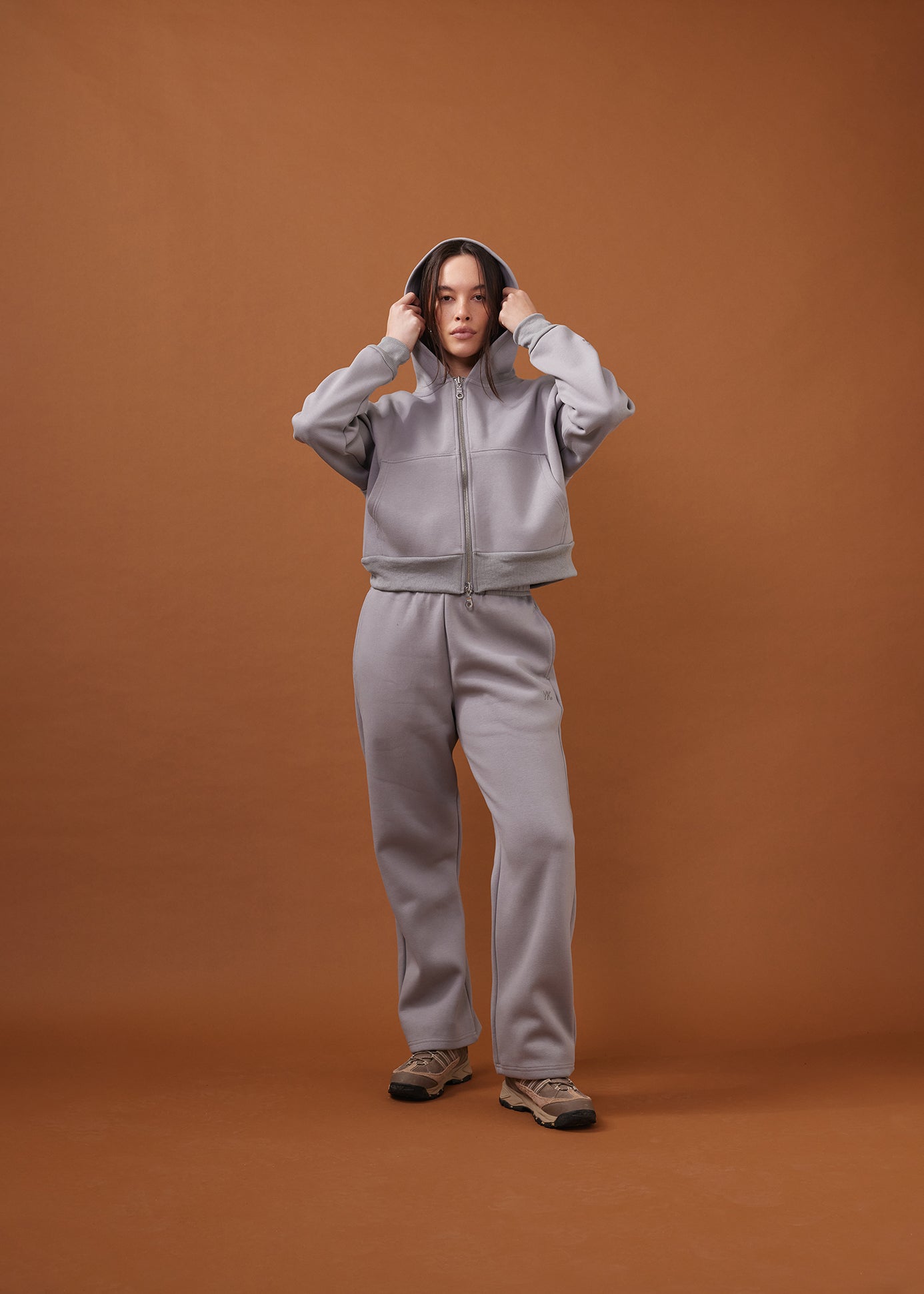 Nothing Zip Hoodie | Ice Grey