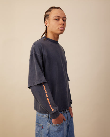 Layered Longsleeve | Navy