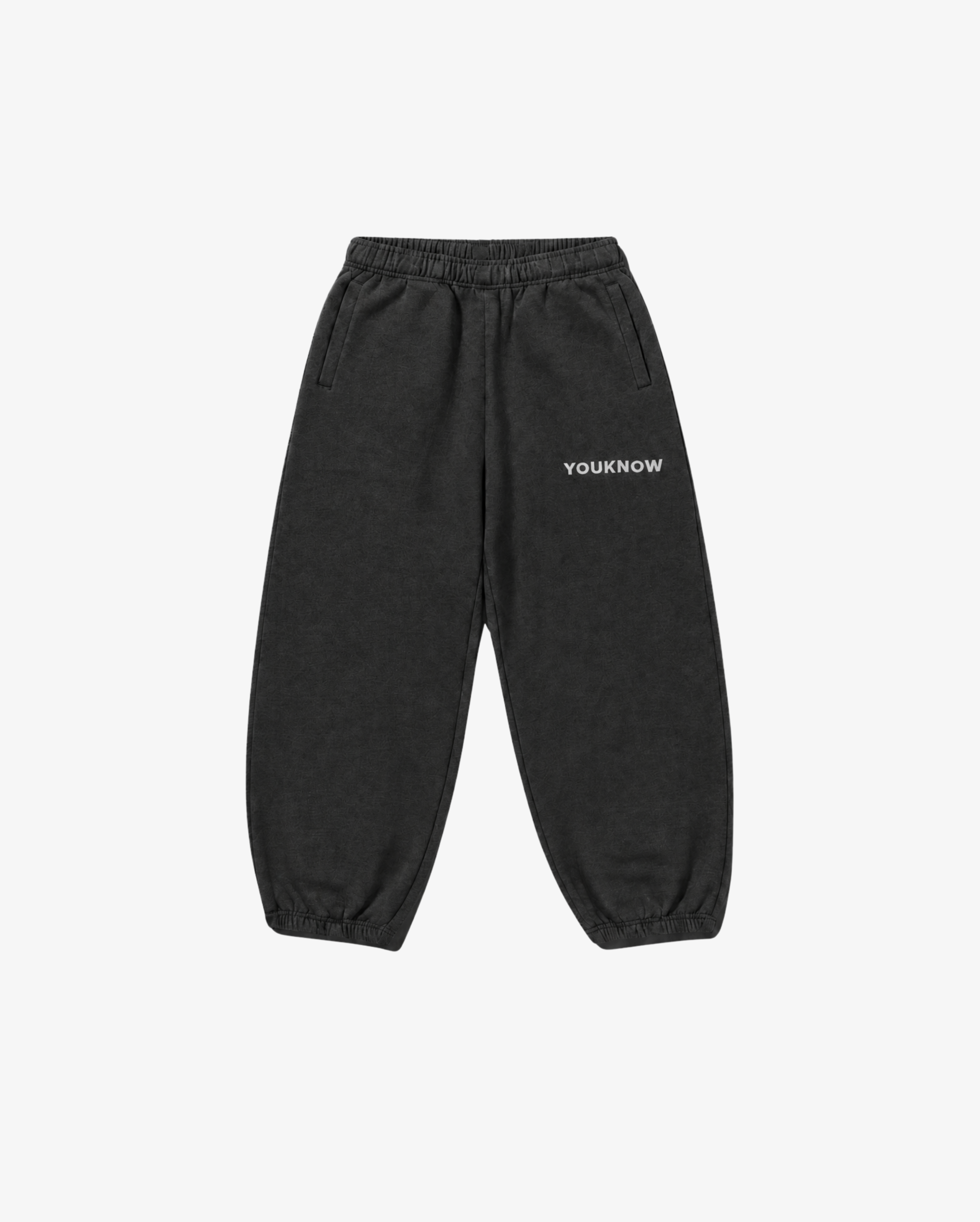 Kids Core Cuffed Sweatpants | Black
