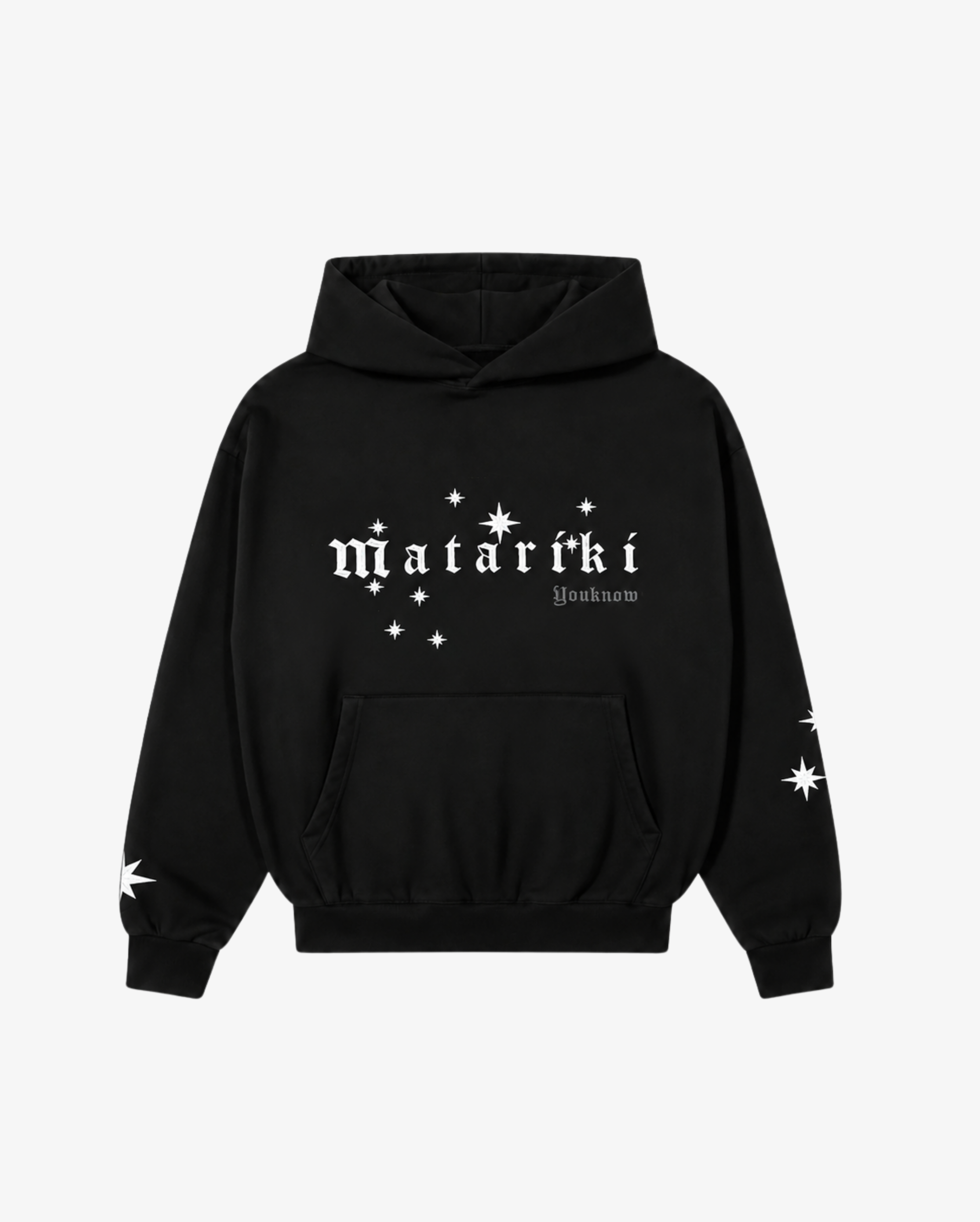 Adults Matariki Hoodie | Black