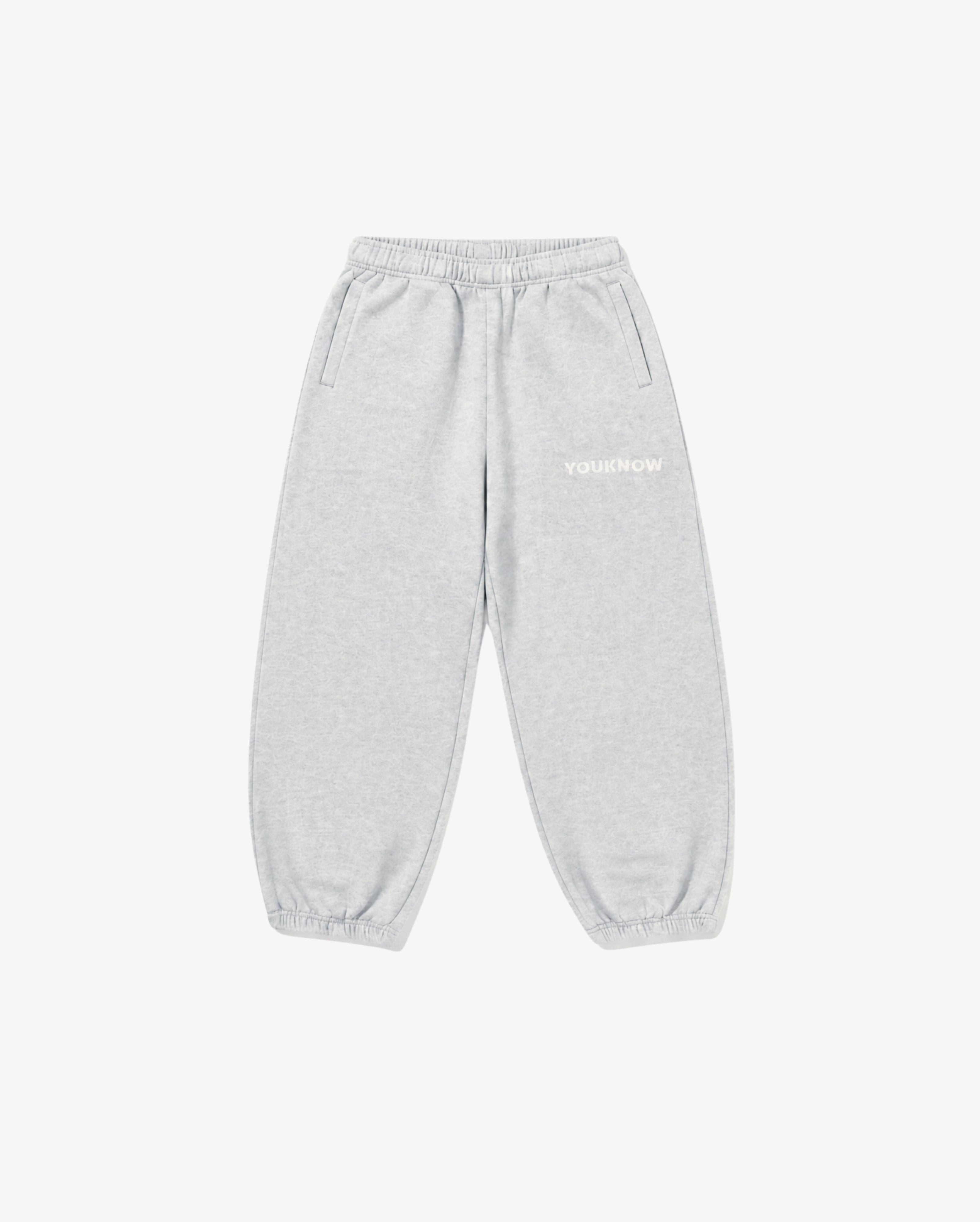 Kids Core Cuffed Sweatpants | GREY MARLE