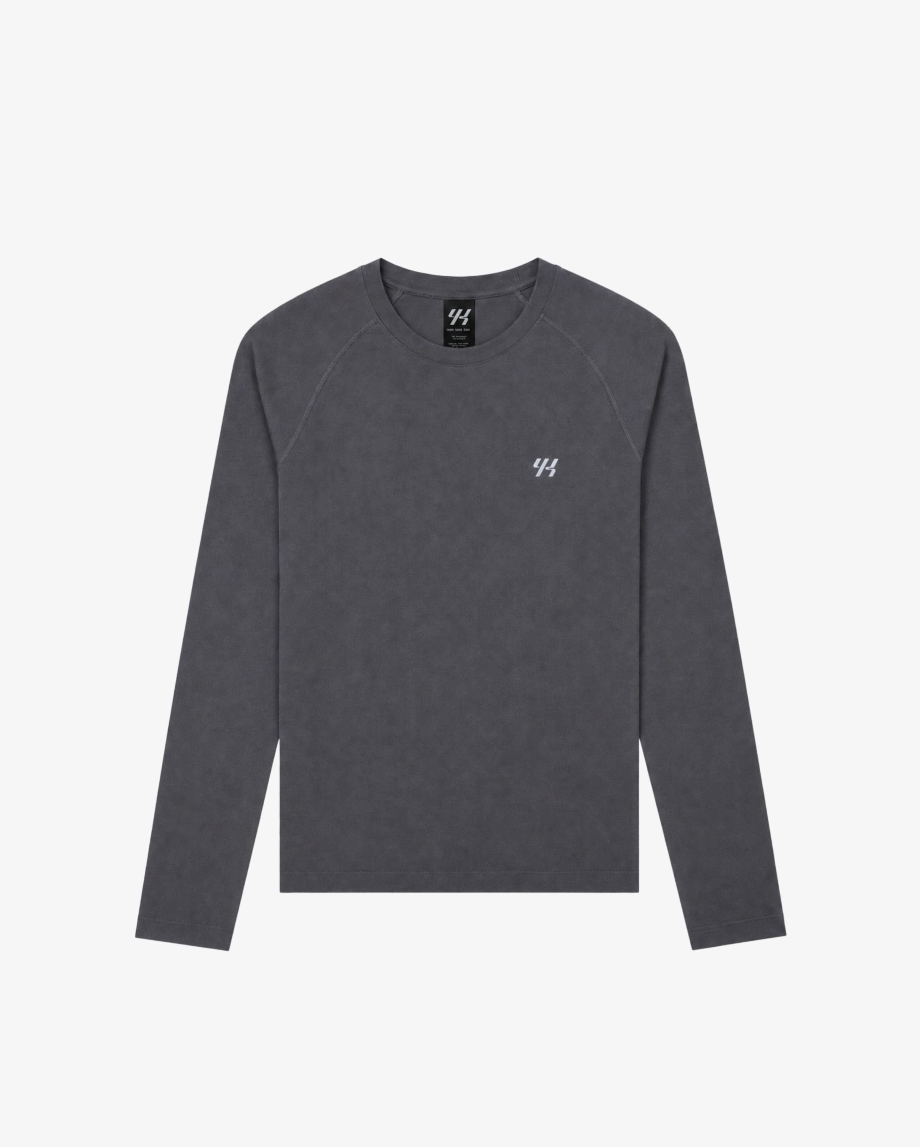 YK Move Fitted LS Tee | Charcoal