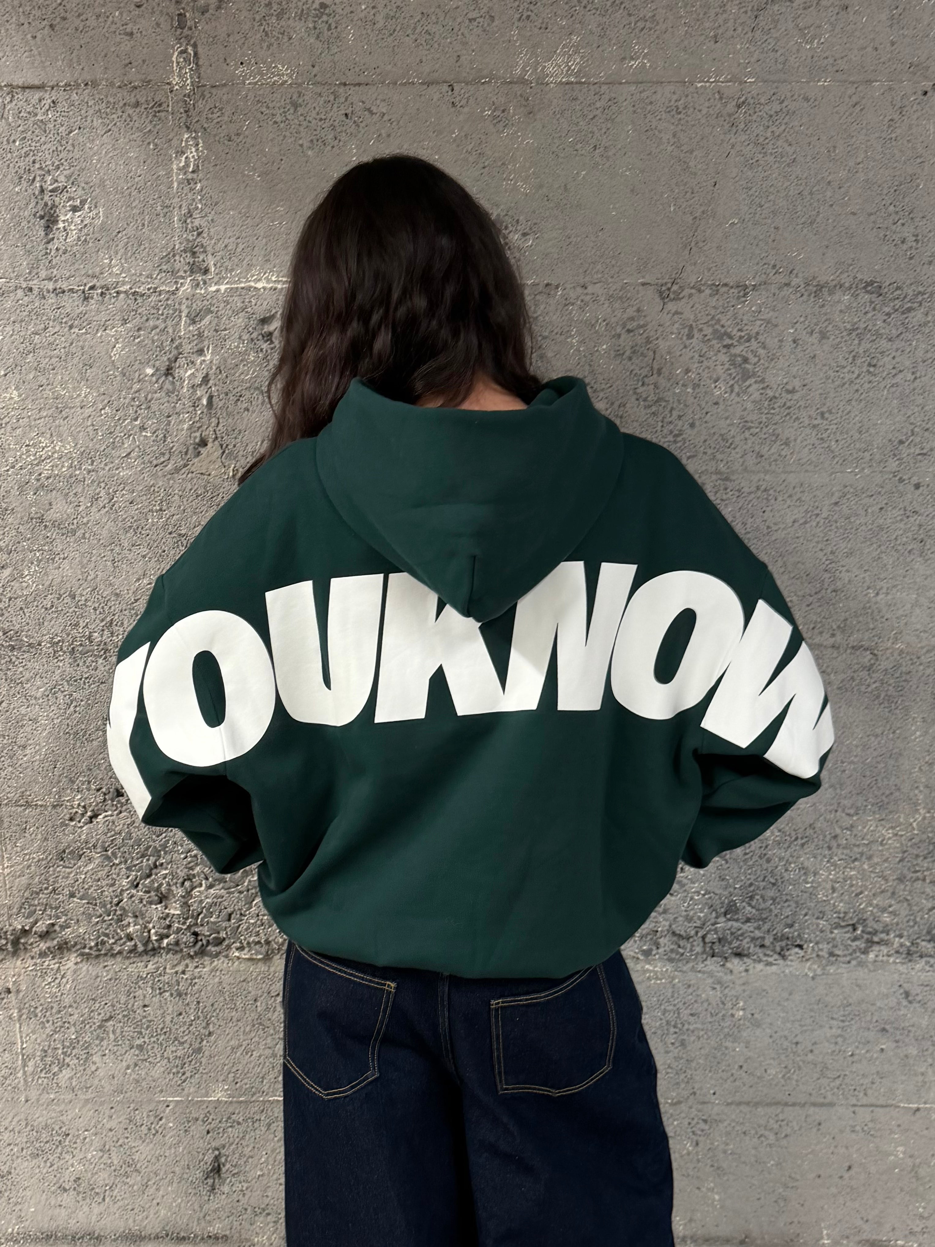 Big Back Hoodie | Pine Green-2