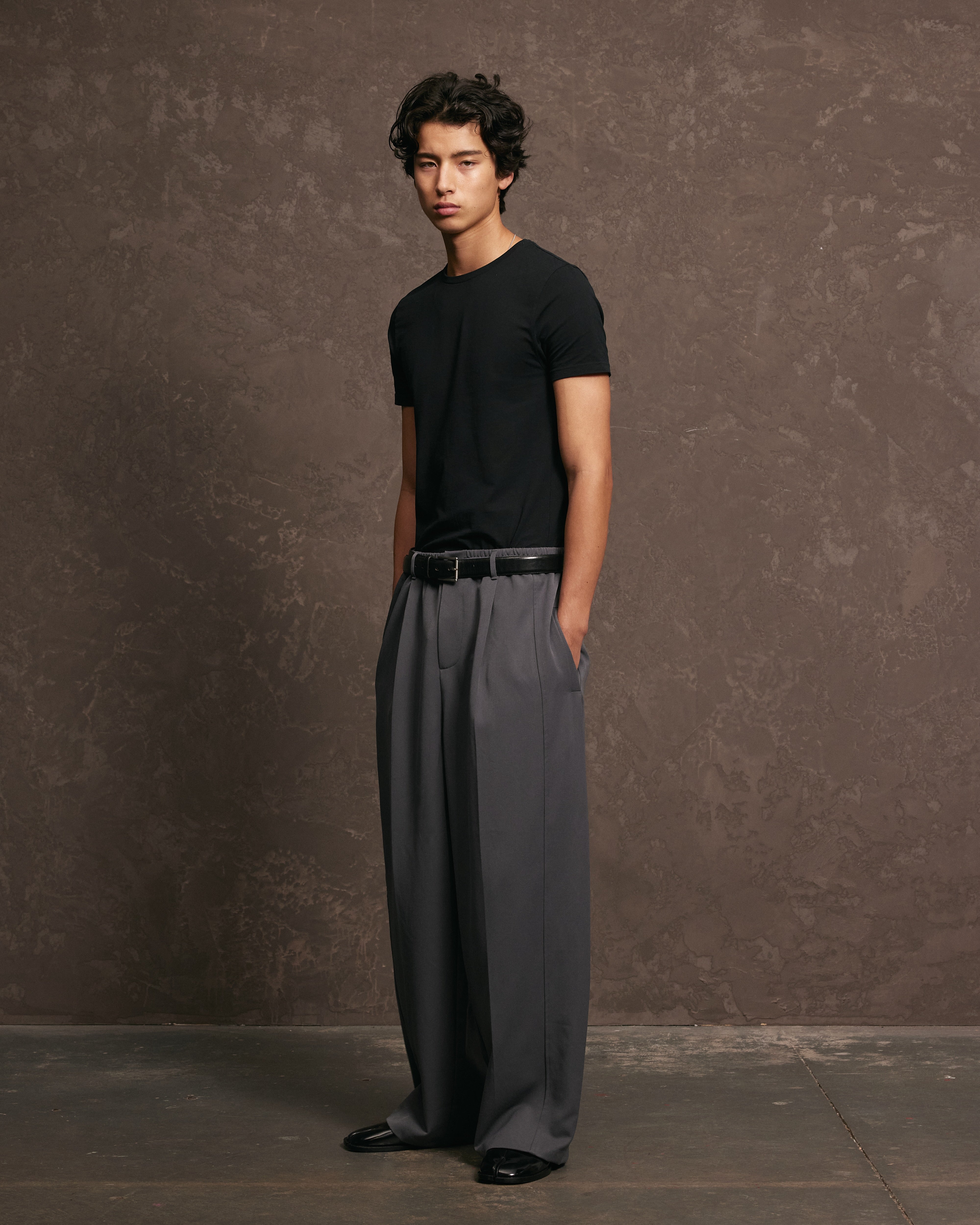 Nothing Pleated Pants | Charcoal