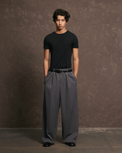 Nothing Pleated Pants | Charcoal