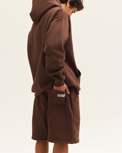 Block Shorts | Brown