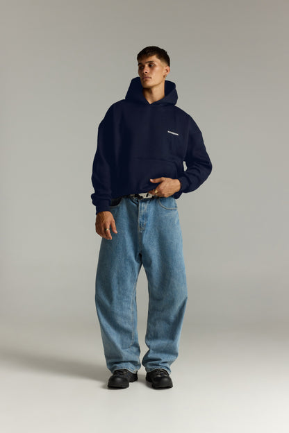 Core Box Hoodie | Navy