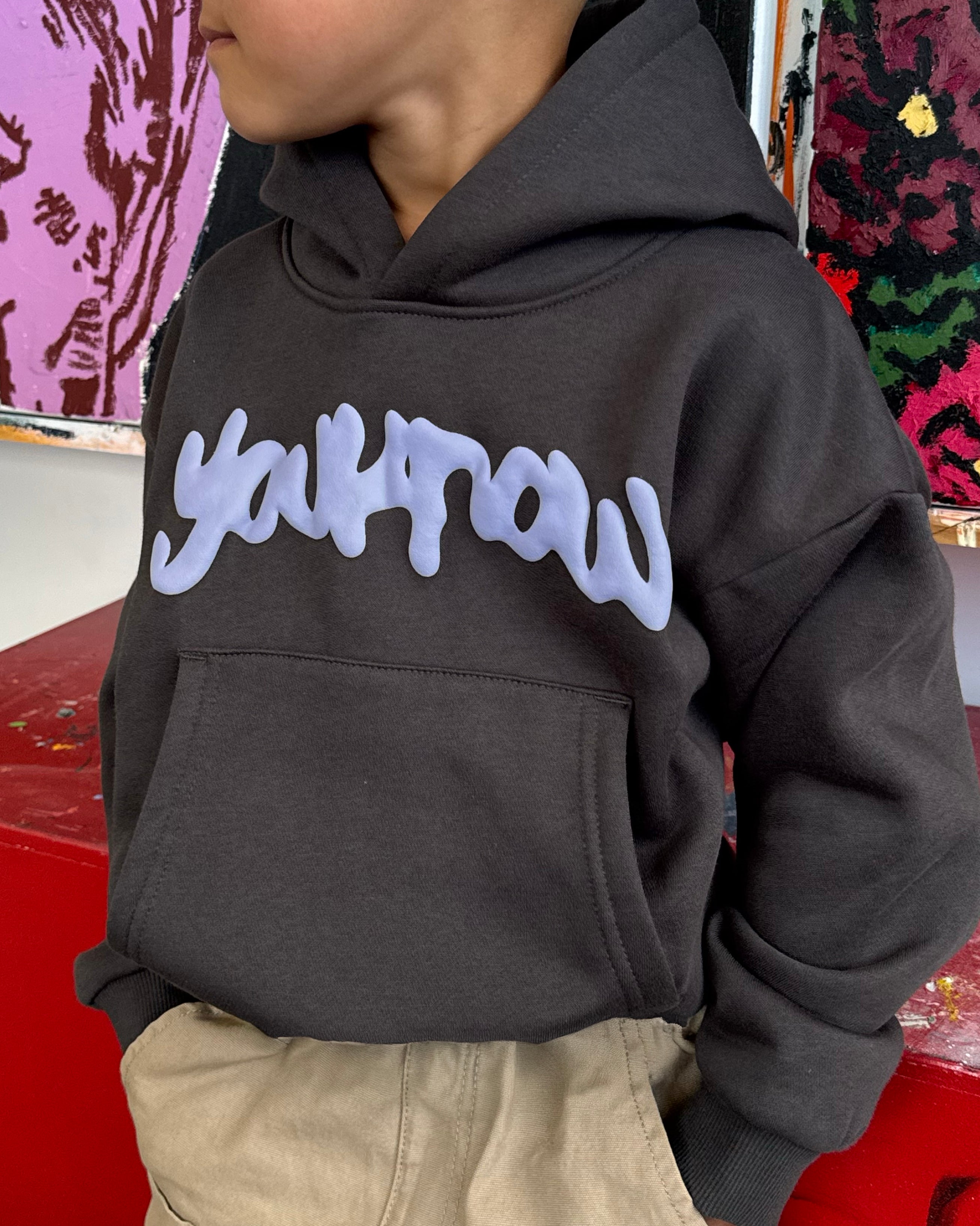 Kids Sunny Hoodie | Charcoal