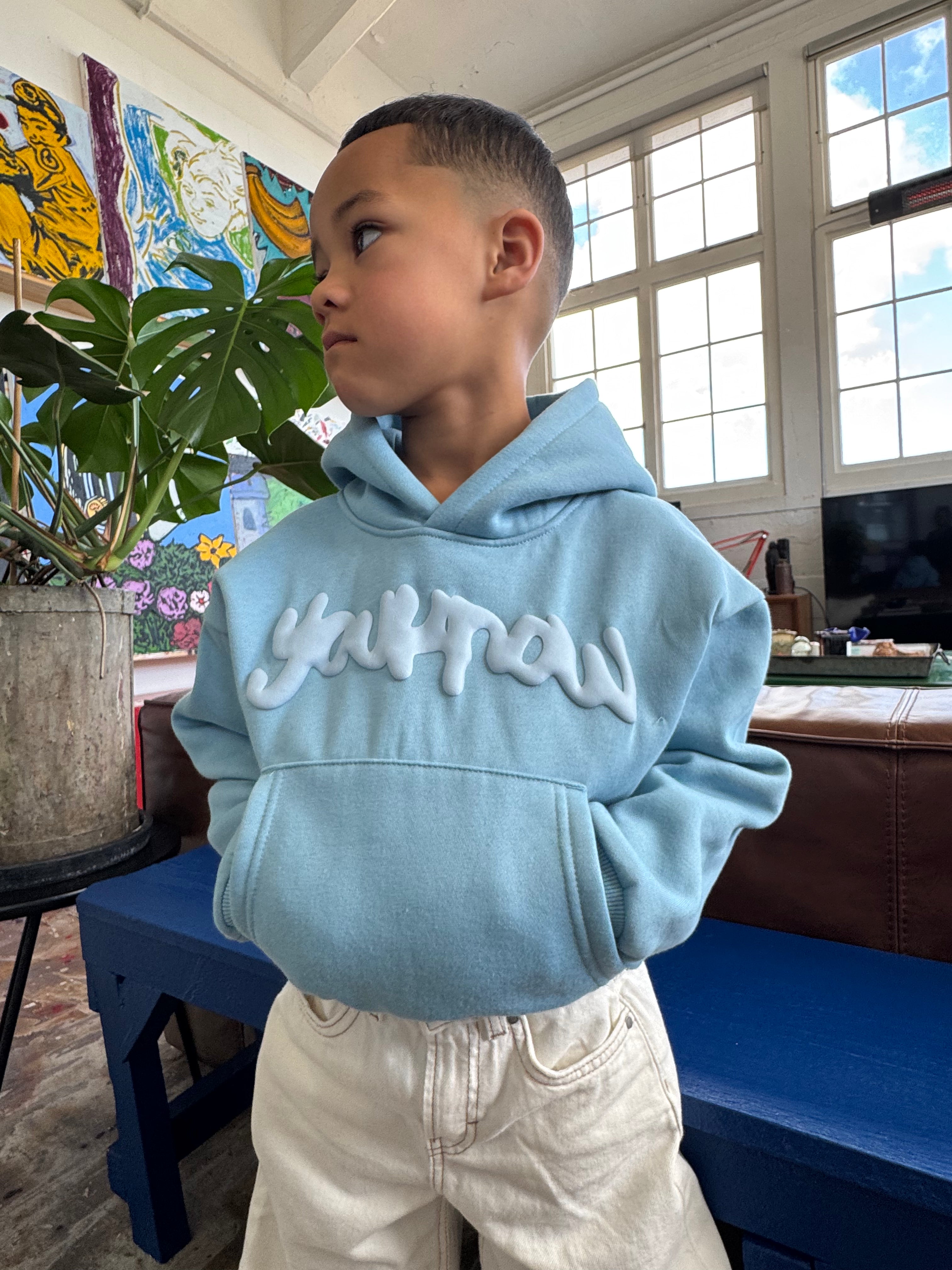 Kids Sunny Hoodie | Sky blue