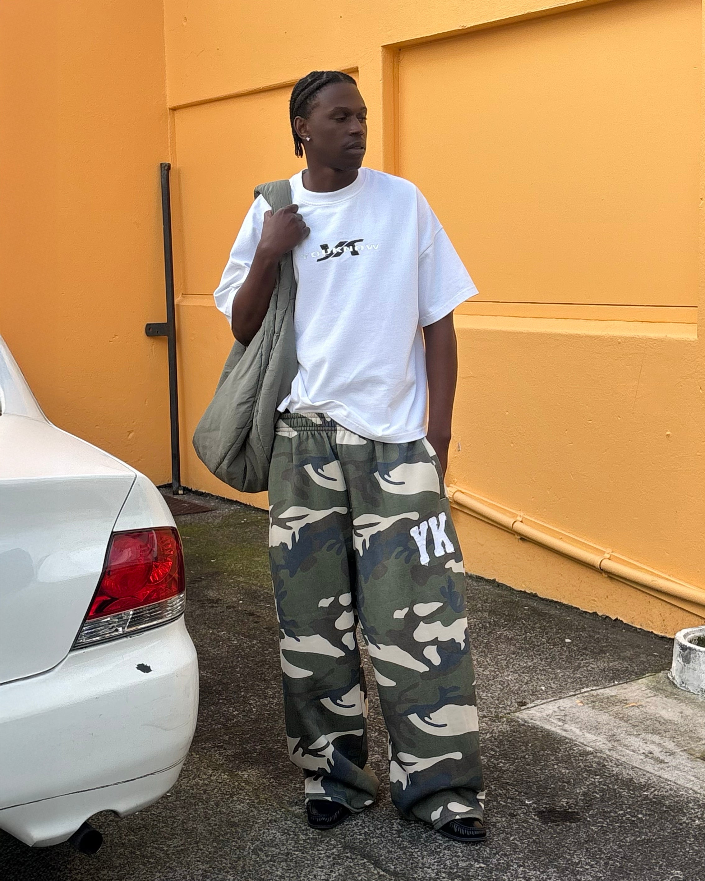 Wide Leg Pants | Camo-3