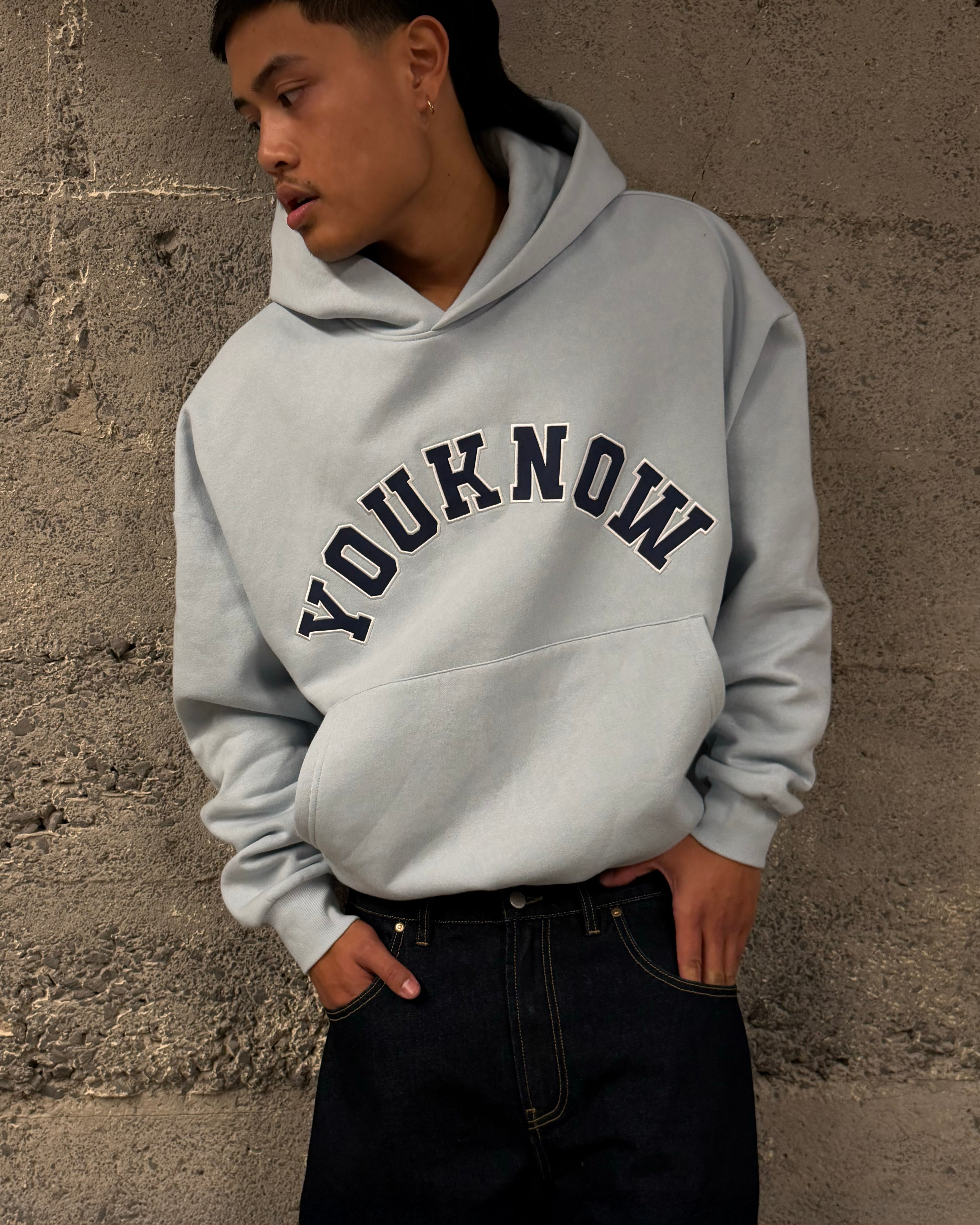 Varsity Hoodie 2.0 | Baby Blue