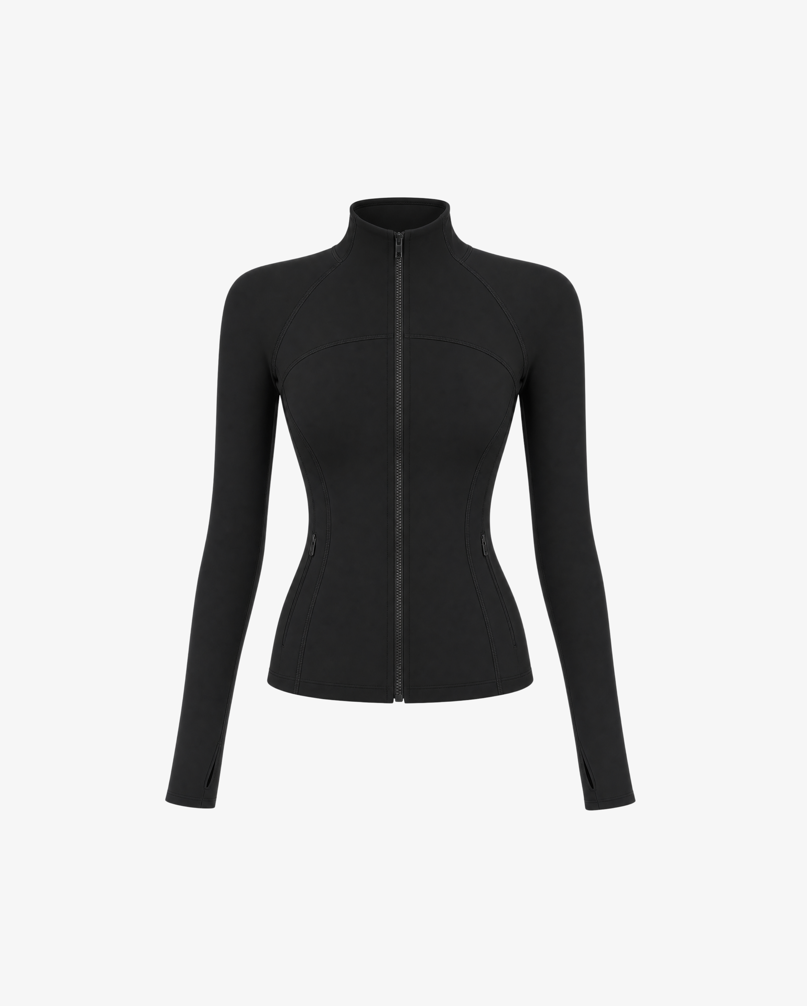 YK Move Sculpt Zip Jacket | Black