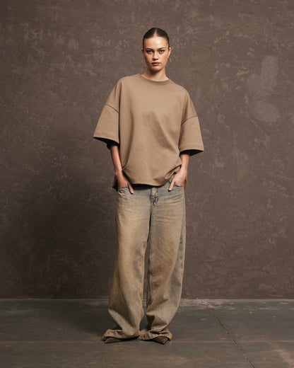 Nothing Heavyweight Tee | Taupe