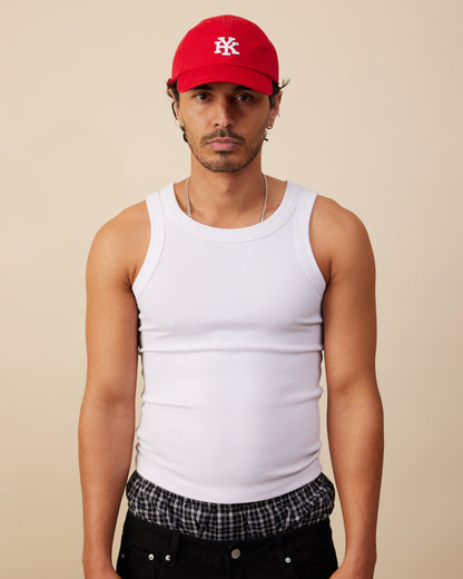 YK Dad Cap | Washed Red