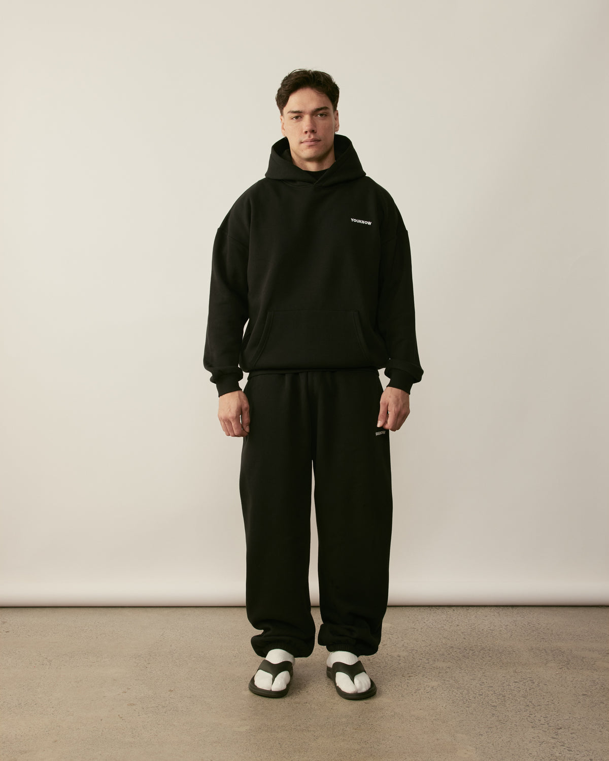 Core Essentials Cuffed Sweatpants | Black