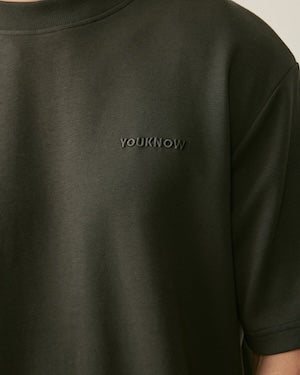 Core Essentials Relaxed Tee | Steel-3