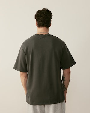 Core Essentials Relaxed Tee | Steel-4