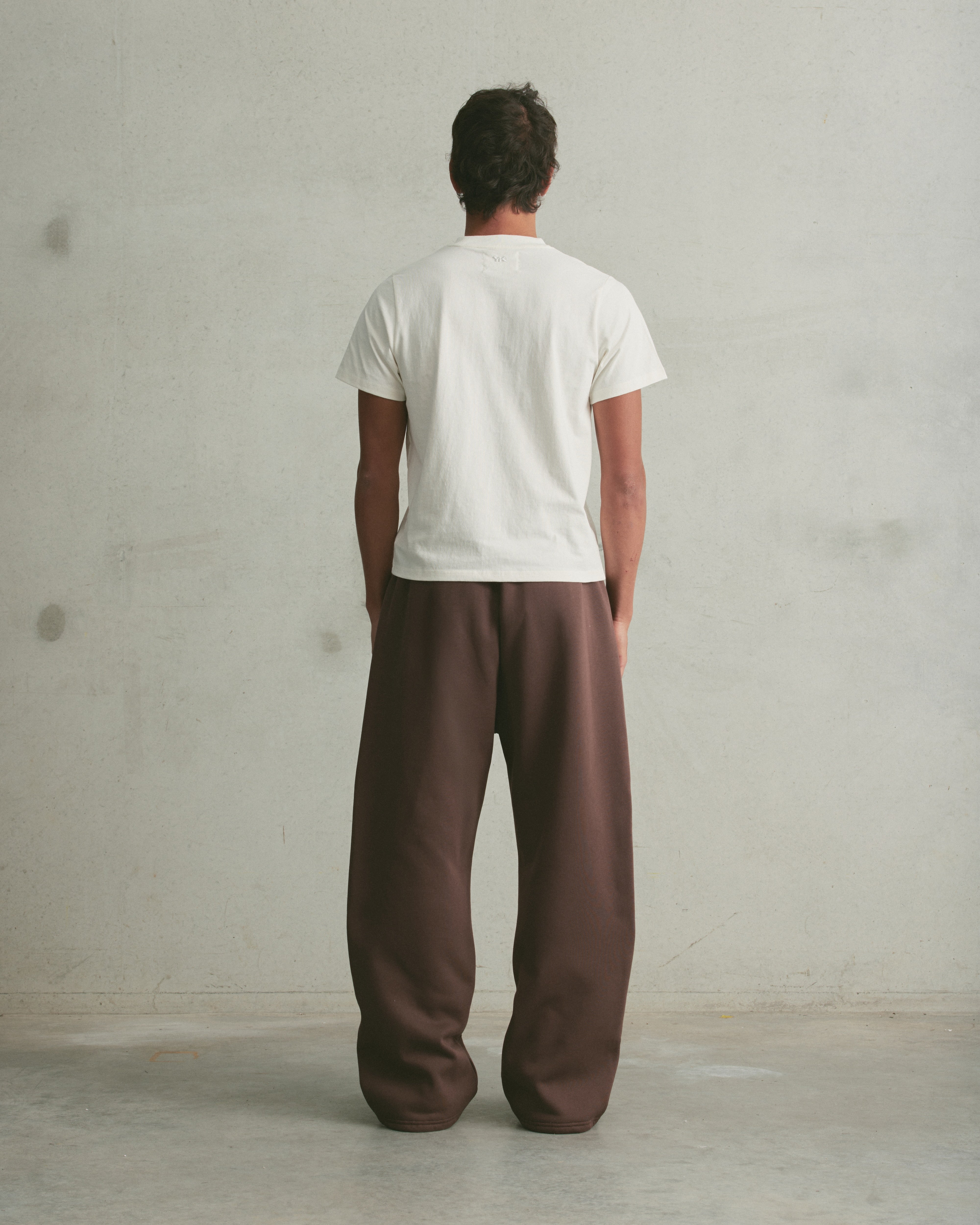 Core Wide Leg Sweatpants | Brown