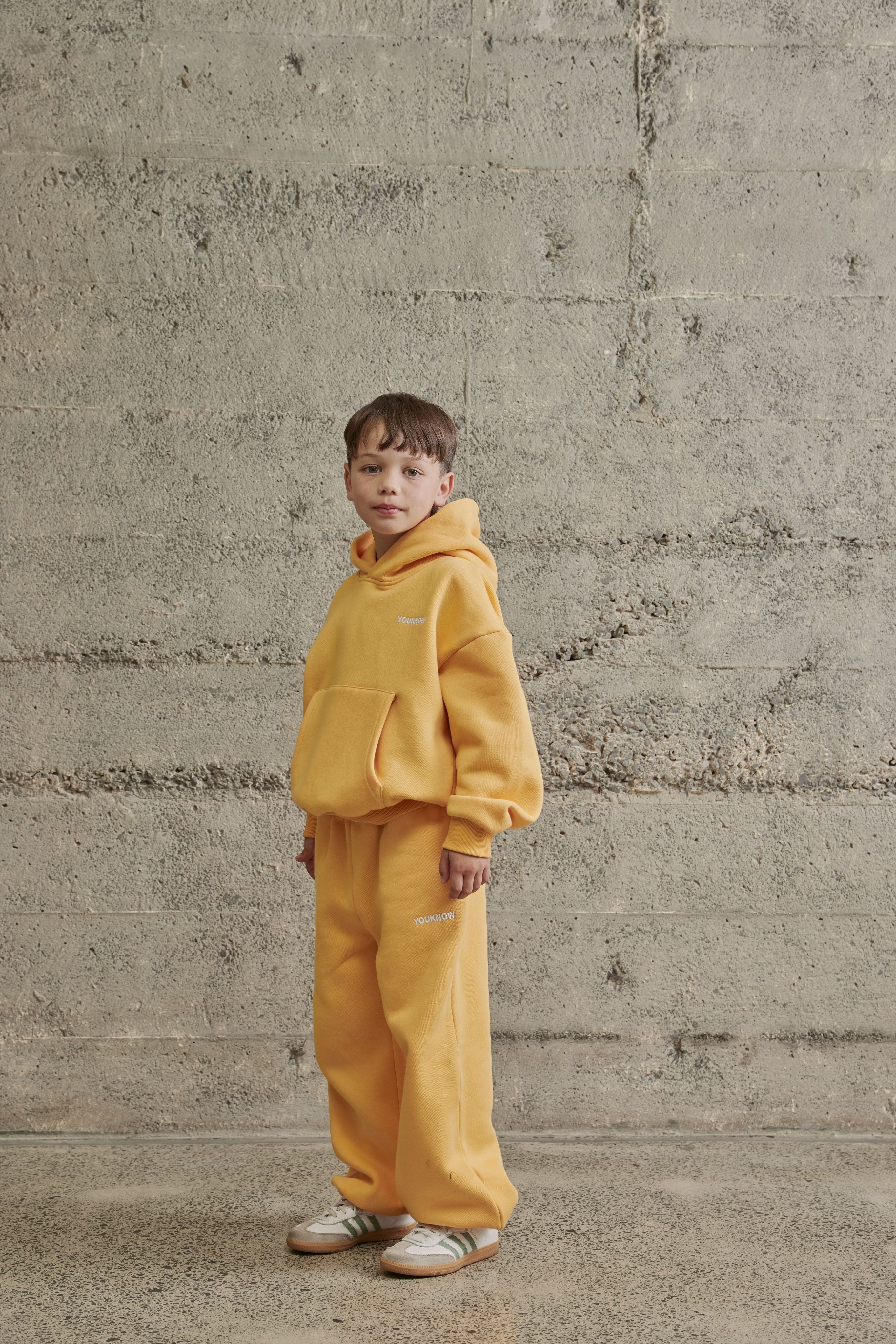 Kids Core Cuffed Sweatpants | Banana