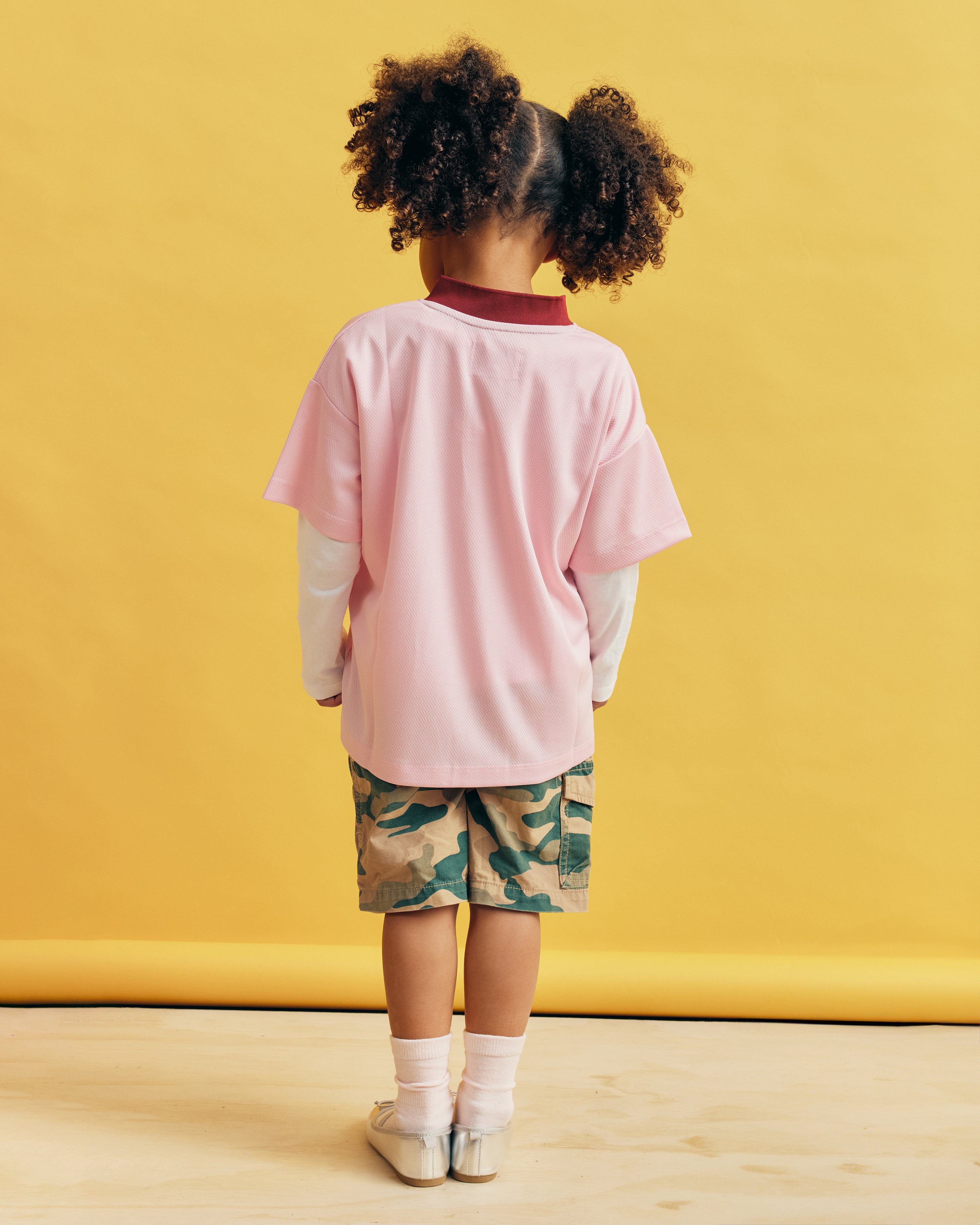 Kids Football Top | Pink