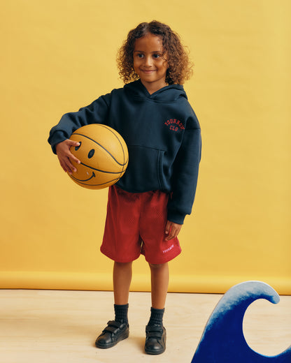 Kids Mesh Shorts | Red