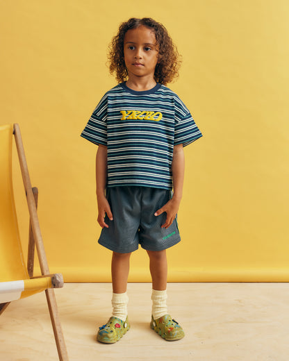 Kids Mesh Shorts | Charcoal