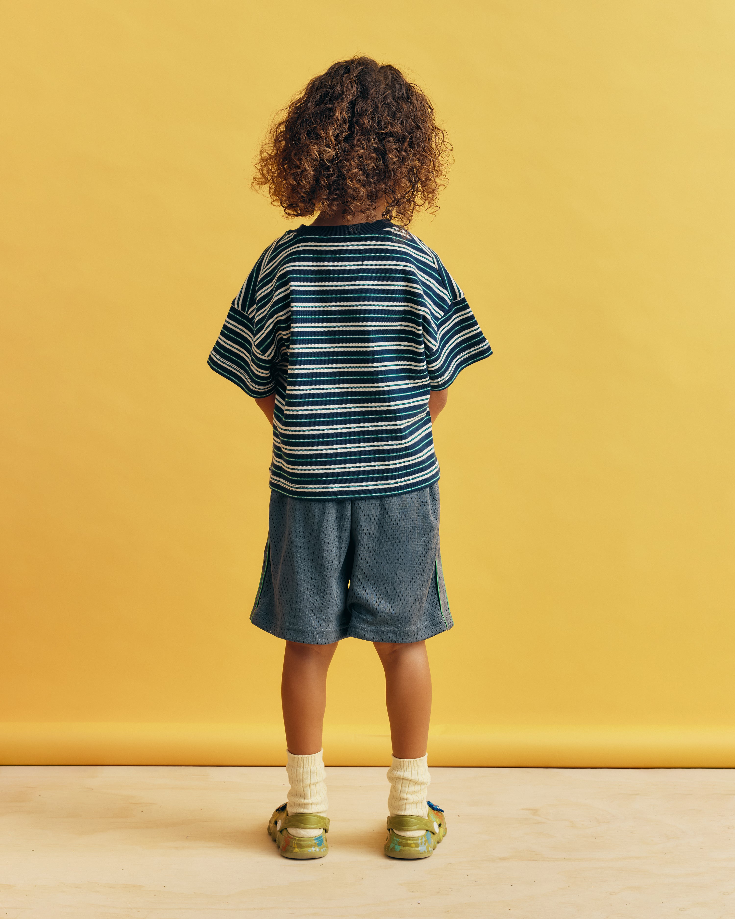 Kids Mesh Shorts | Charcoal