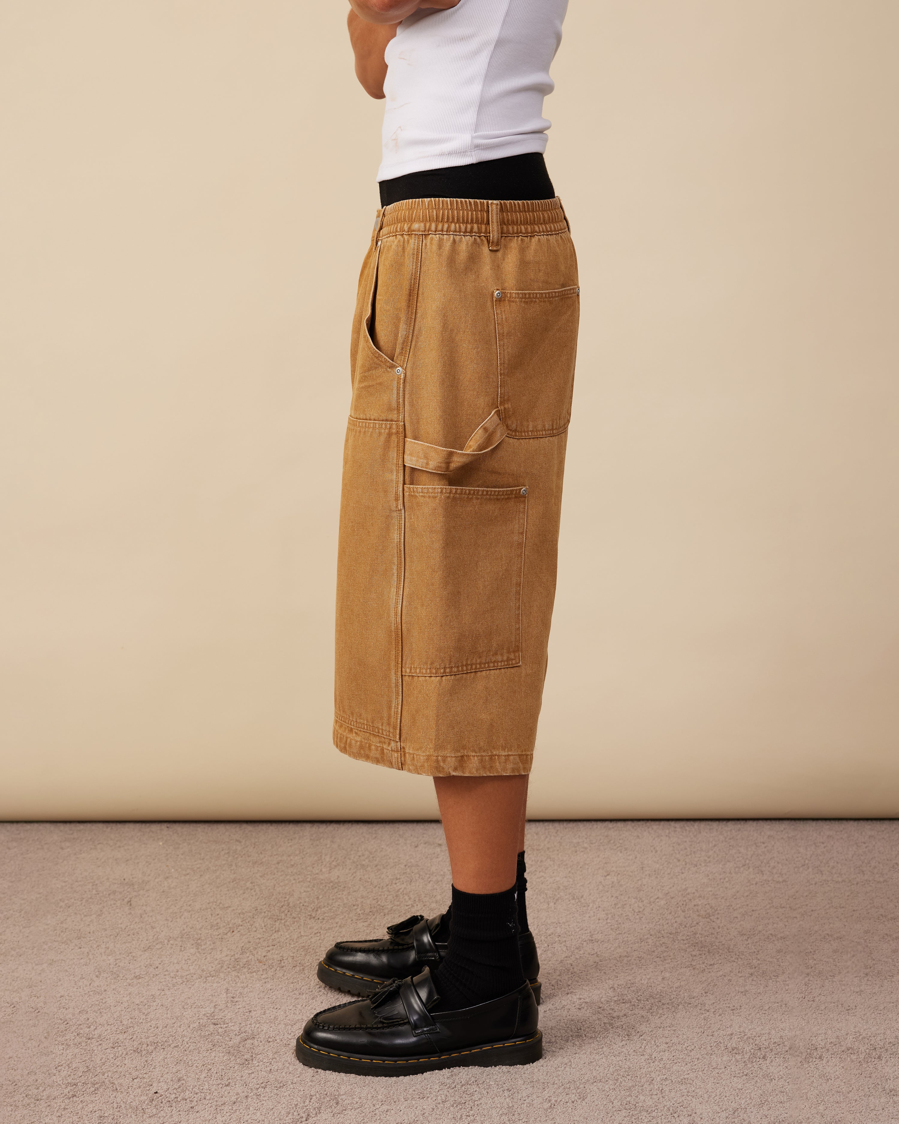 Carpenter Shorts | Tan-5