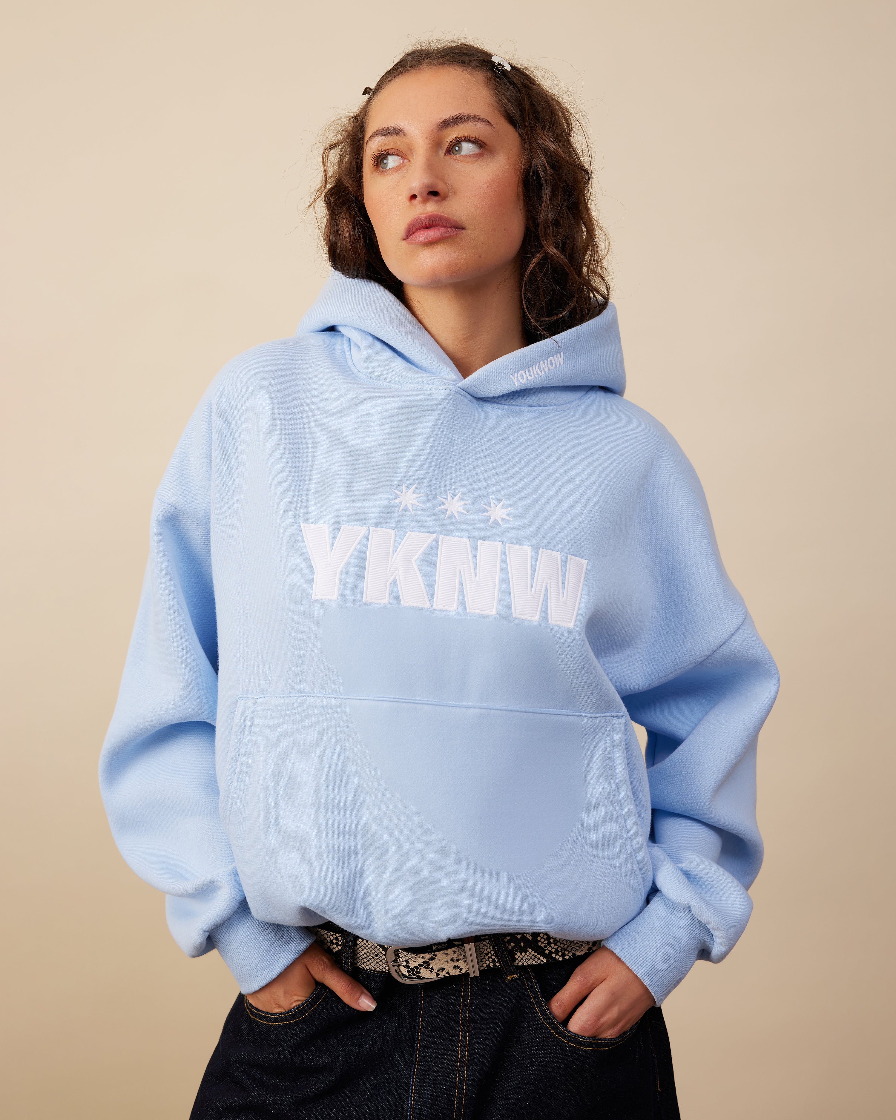 YKNW Hoodie | Baby Blue