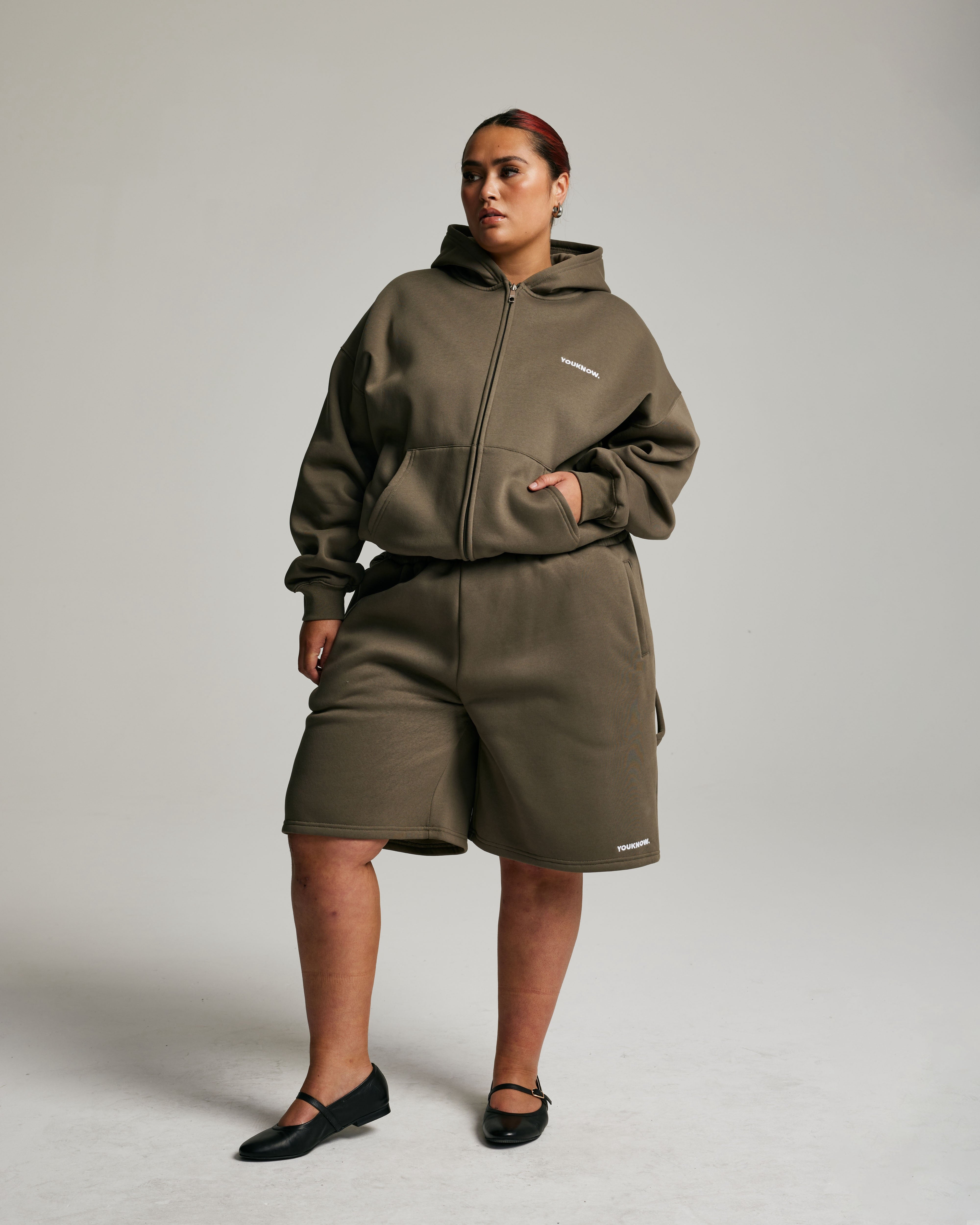 Core Oversized Shorts | Seaweed