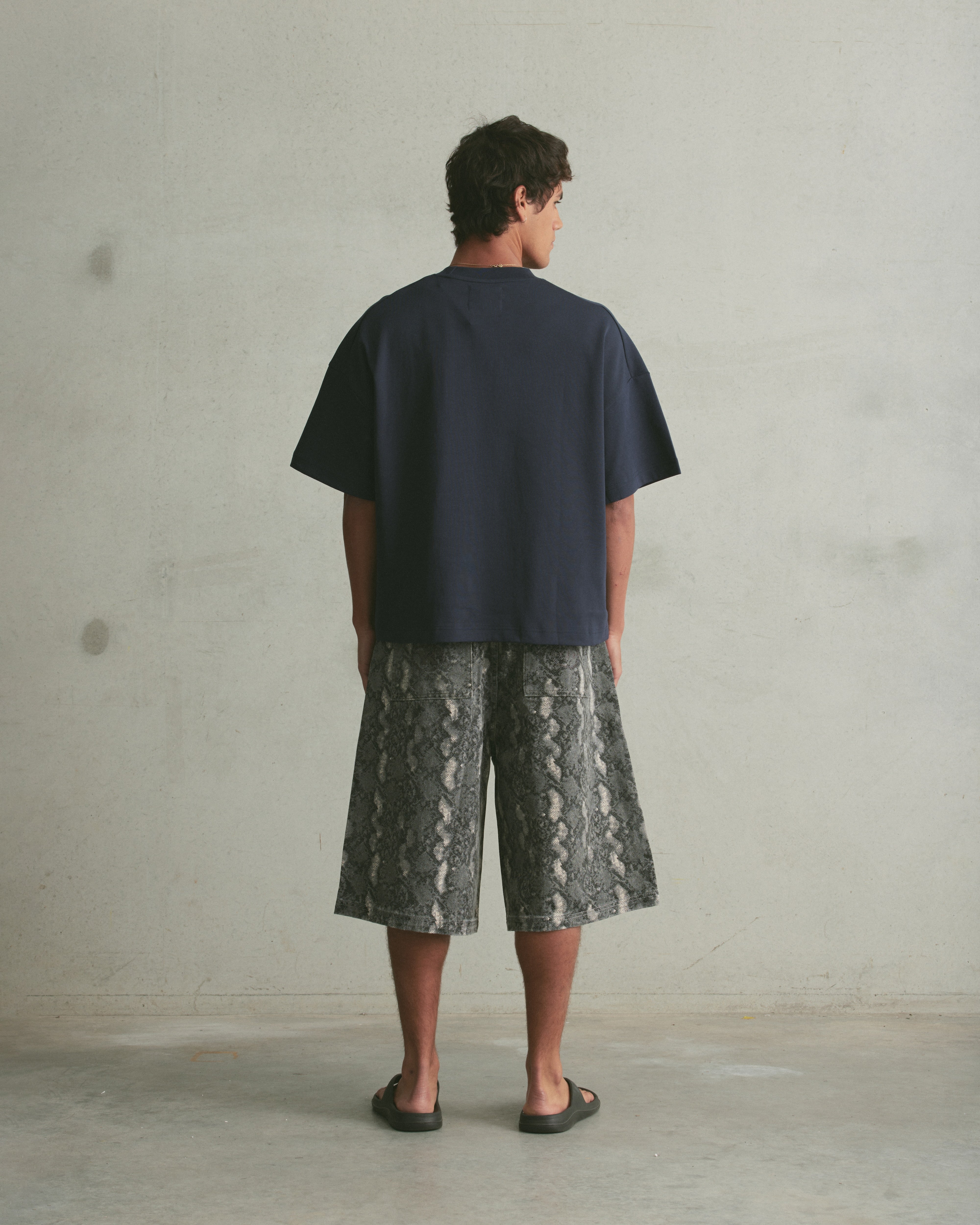 Block Tee | Navy