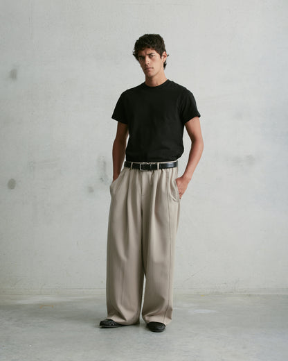 Nothing Pleated Pants | Oat