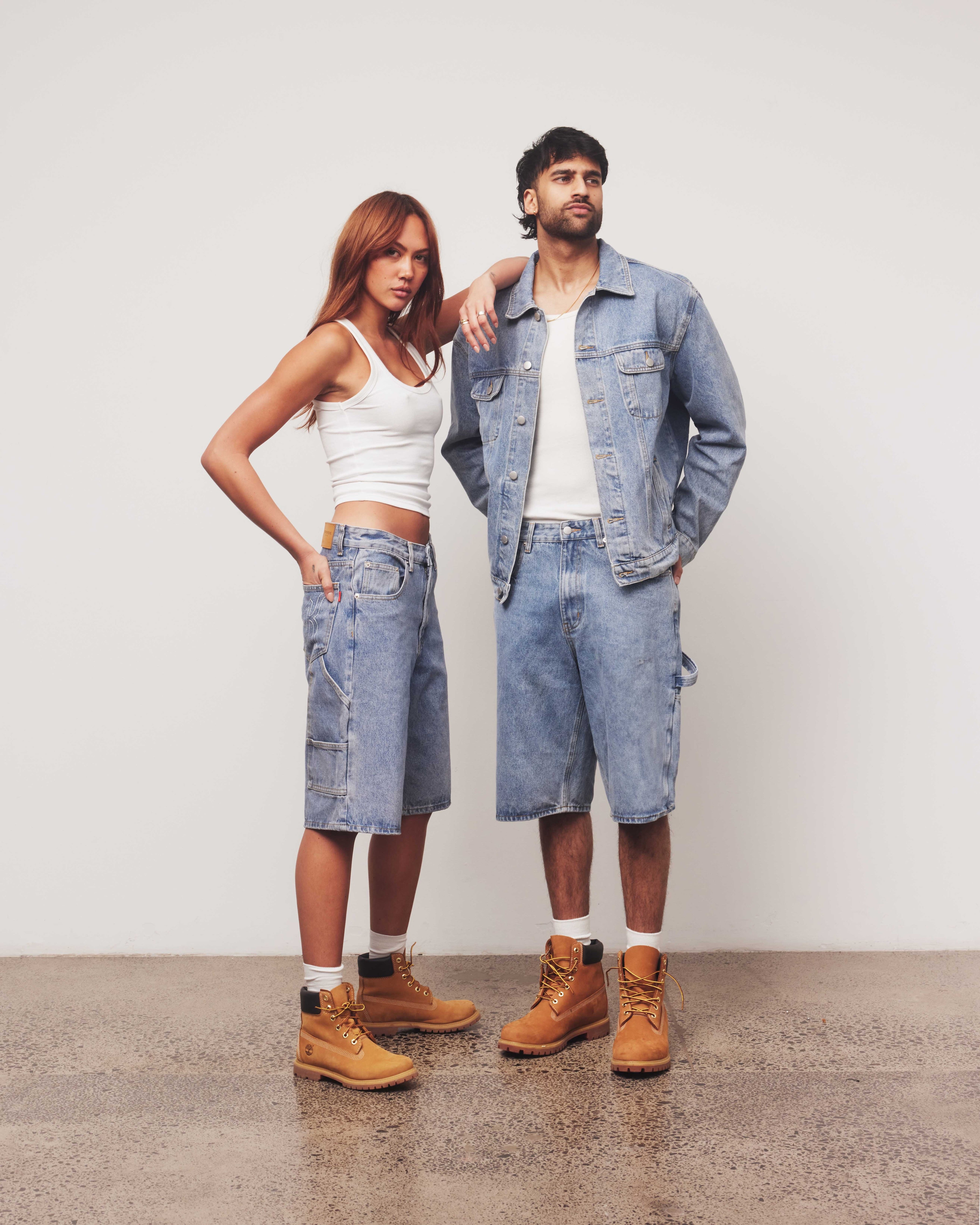 Denim Jorts | Light Wash-4