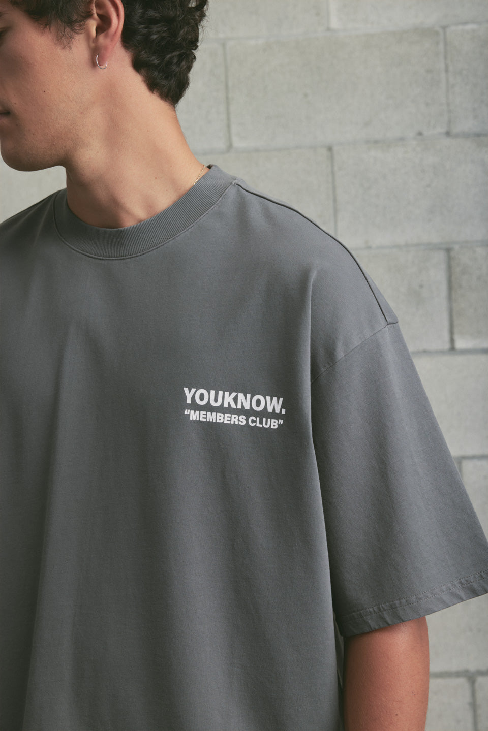 2026 Member's Club Tee | Washed Grey-4