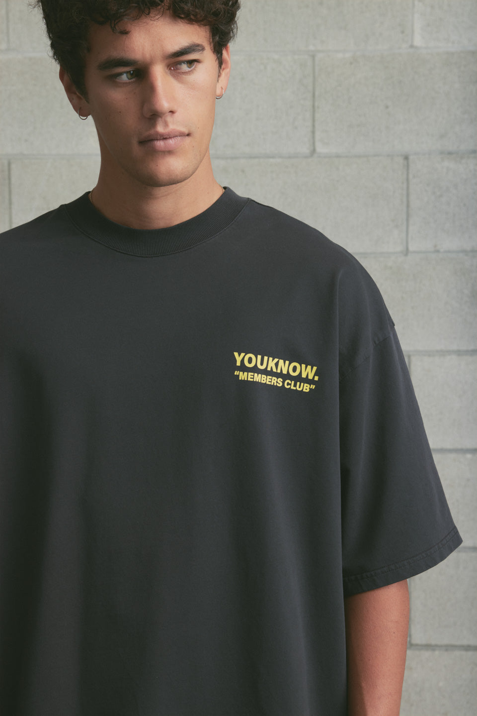 2026 Member's Club Tee | Washed Black-5