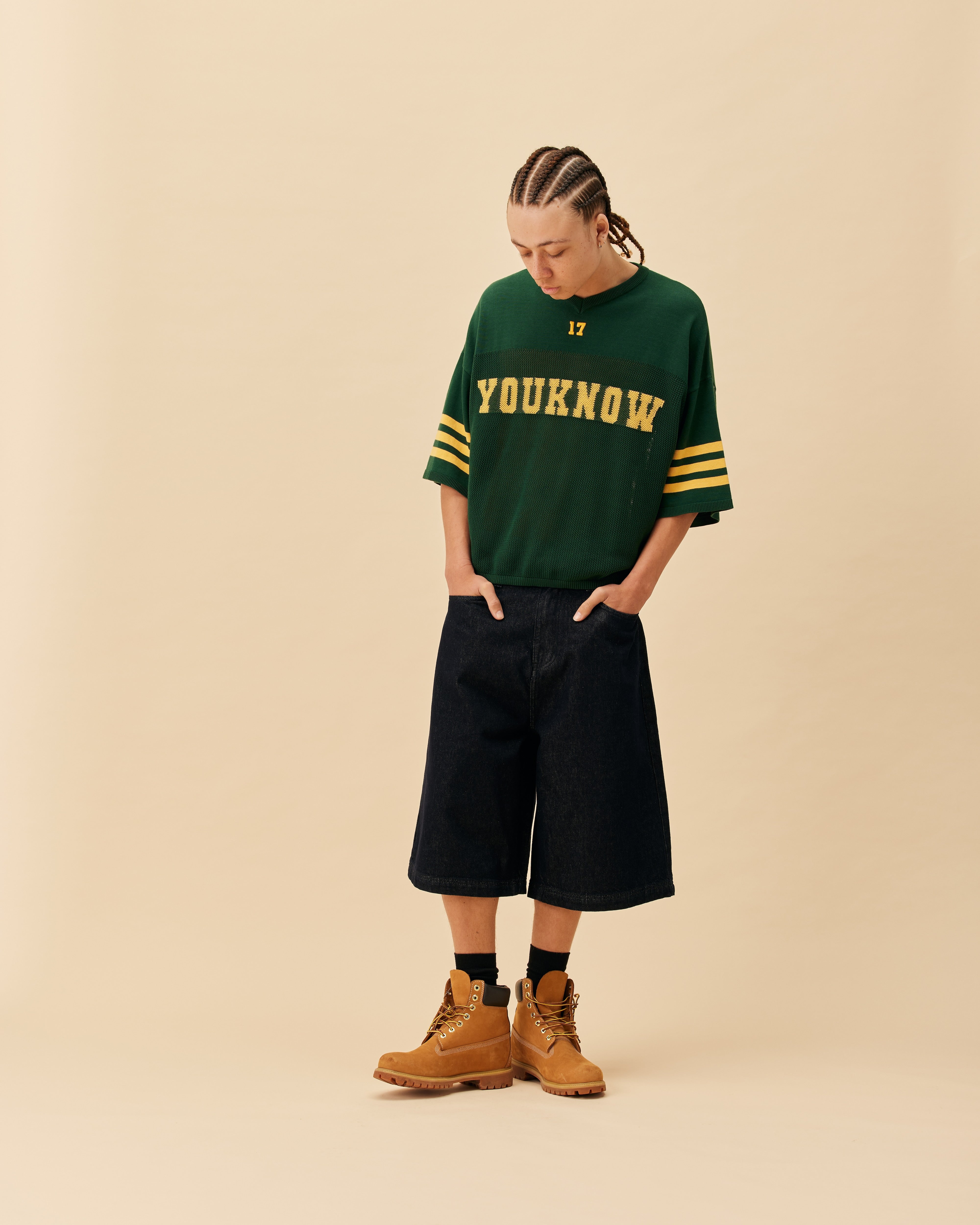 American Football Knit Jersey | Dark Green