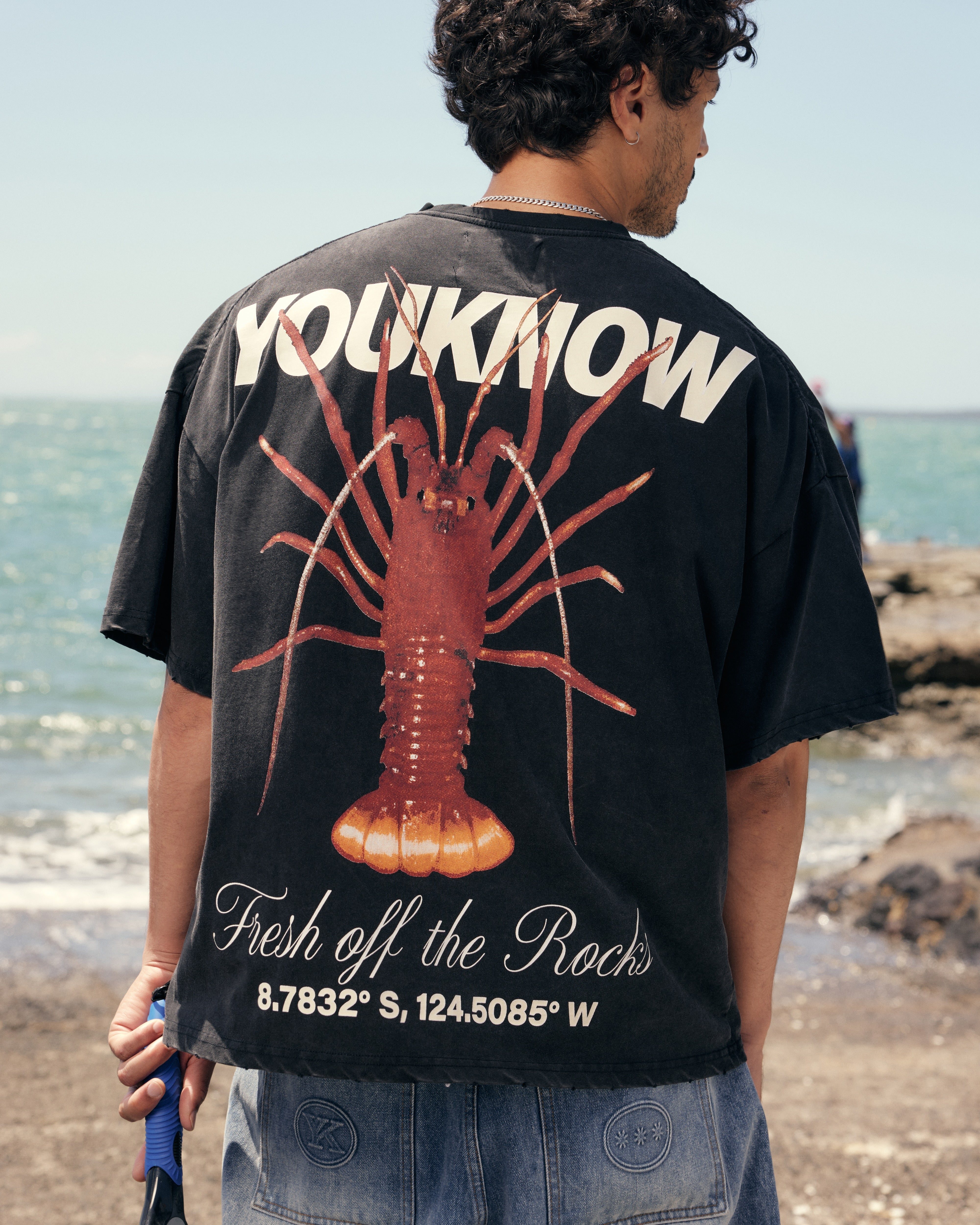 Fresh Off The Rocks Tee | Black