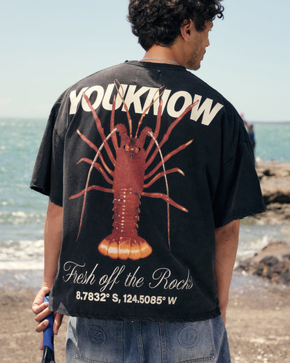 Fresh Off The Rocks Tee | Black