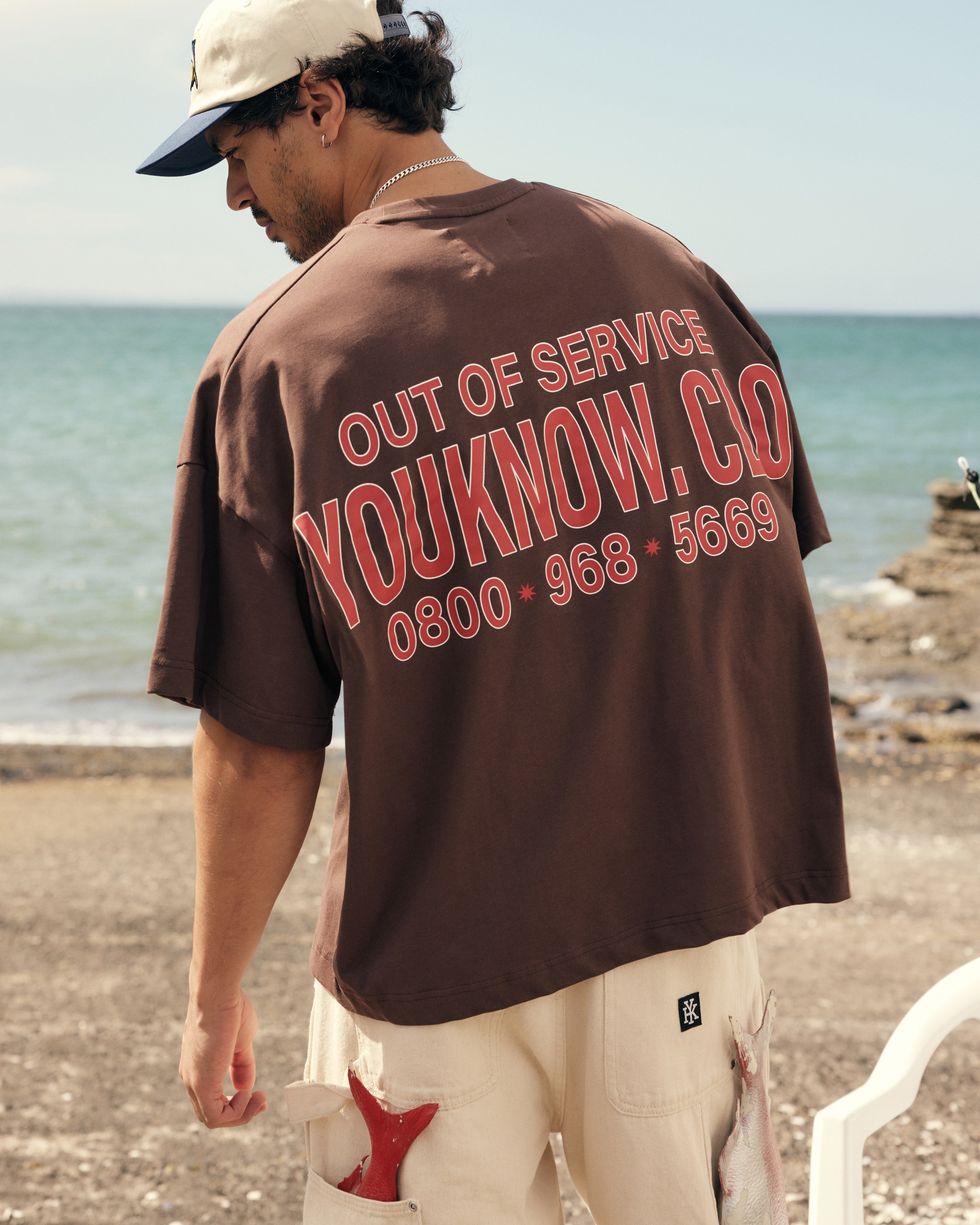 Out of Service Tee | Brown