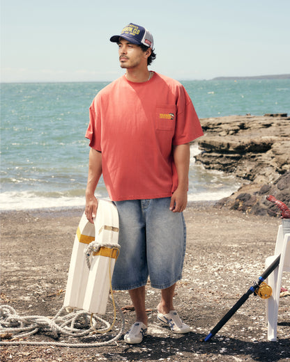 Catch & Release Tee | Washed Red