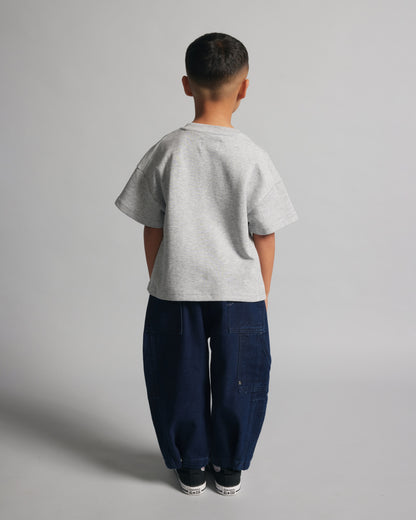 Kids Core Box Tee | GREY MARLE