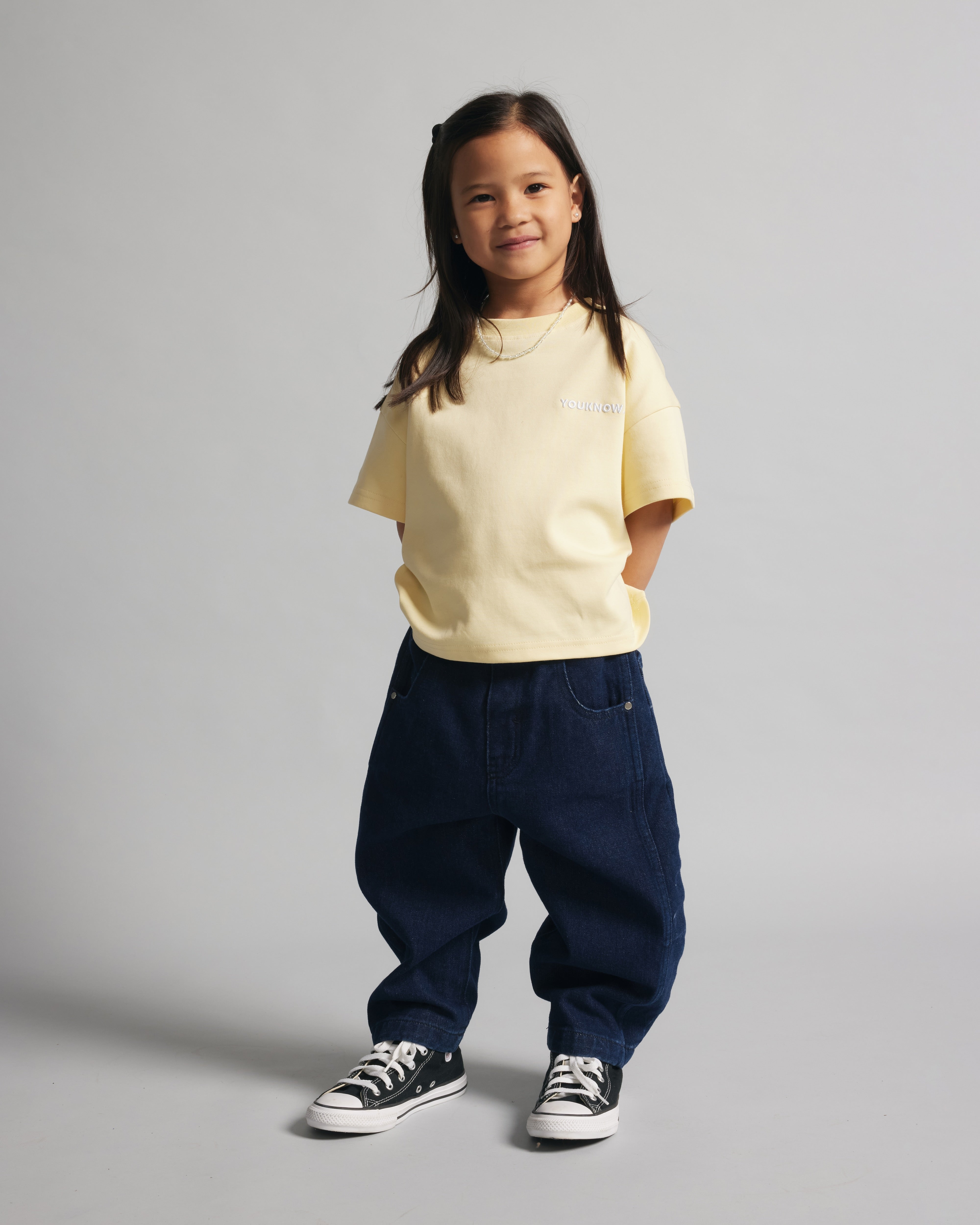 Kids Core Box Tee | Banana